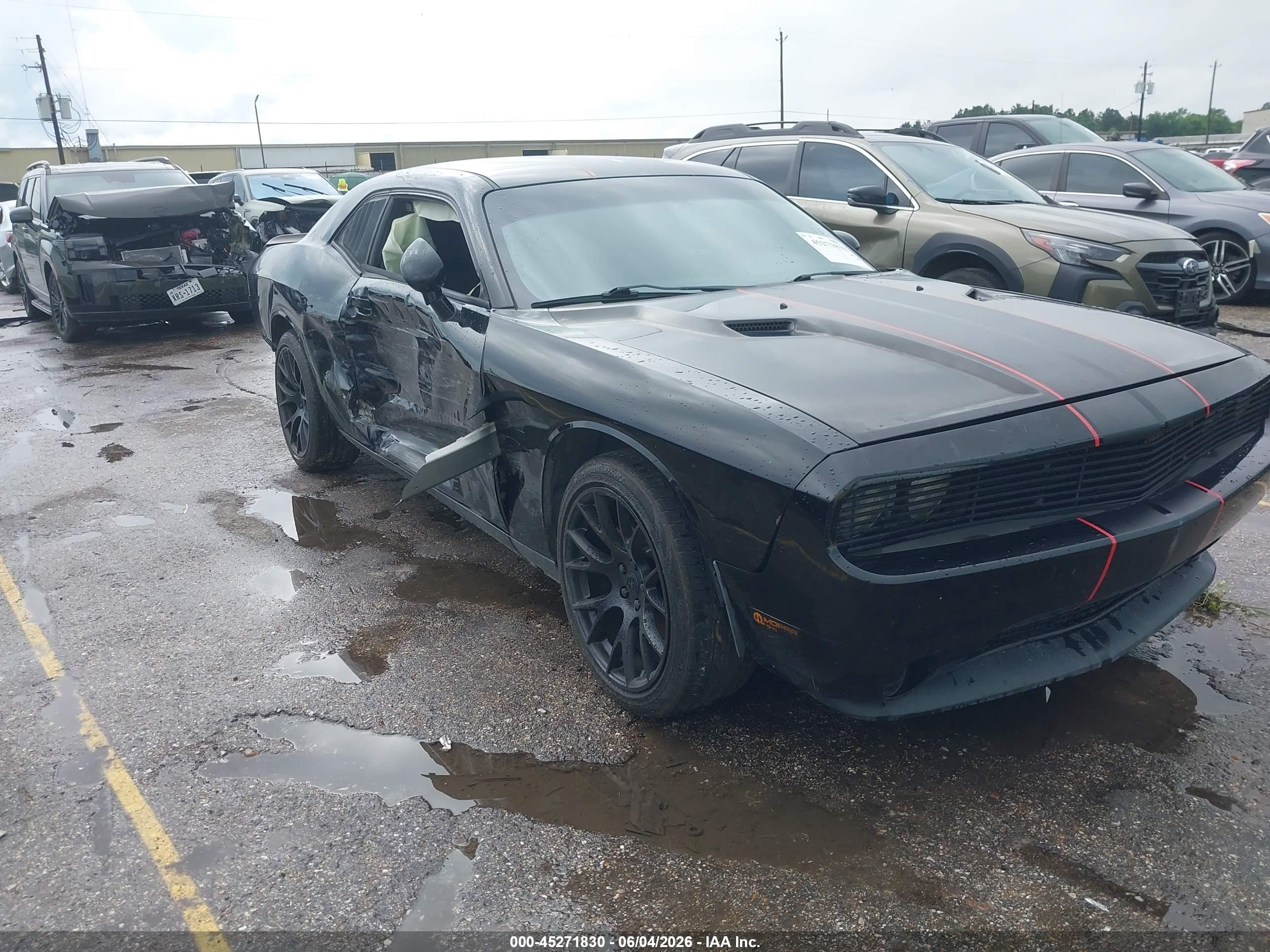 2013 Dodge Challenger Sxt Black vin: 2C3CDYAG6DH663039
