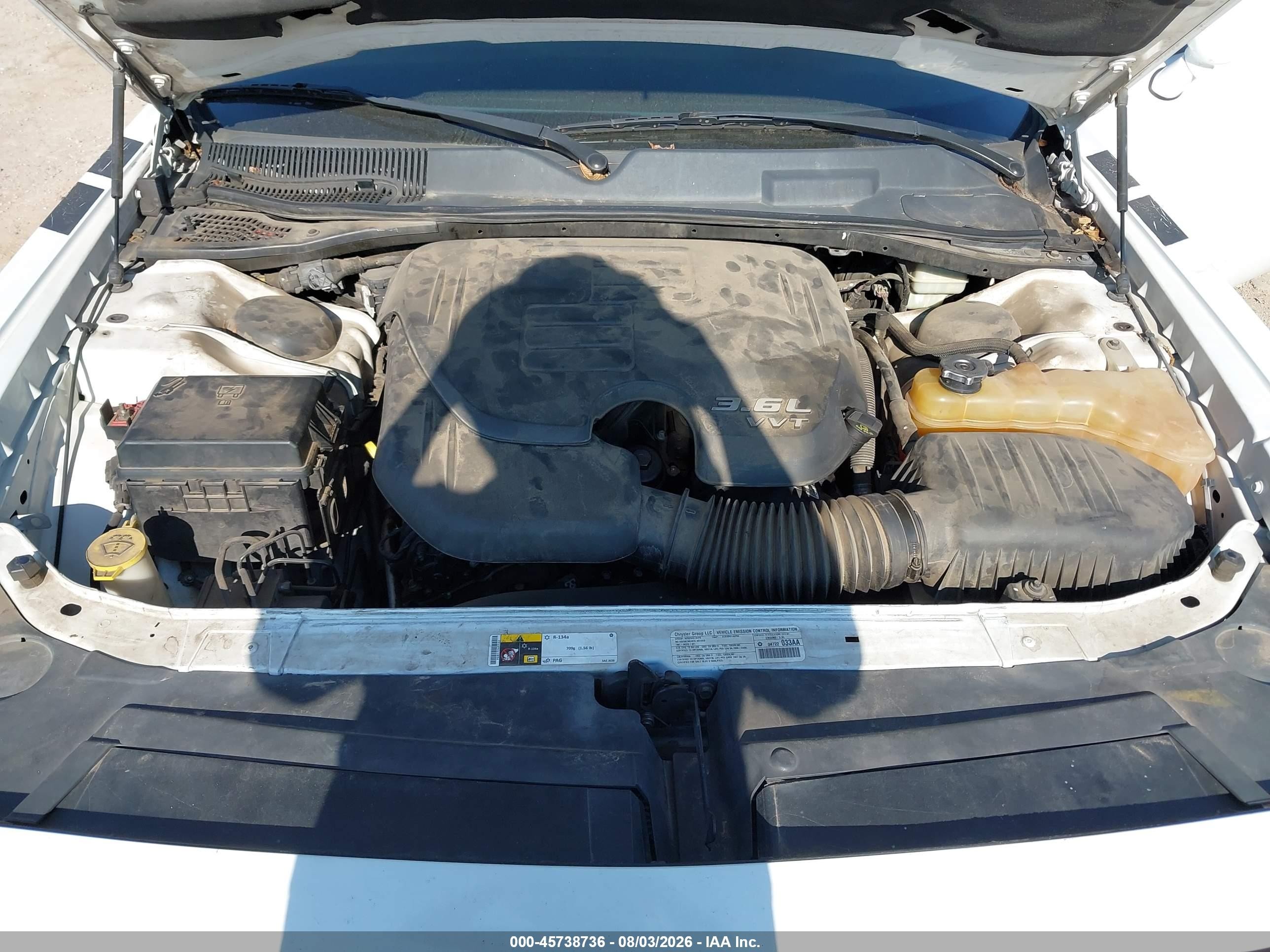 2013 Dodge Challenger Sxt Белый vin: 2C3CDYAG6DH718640