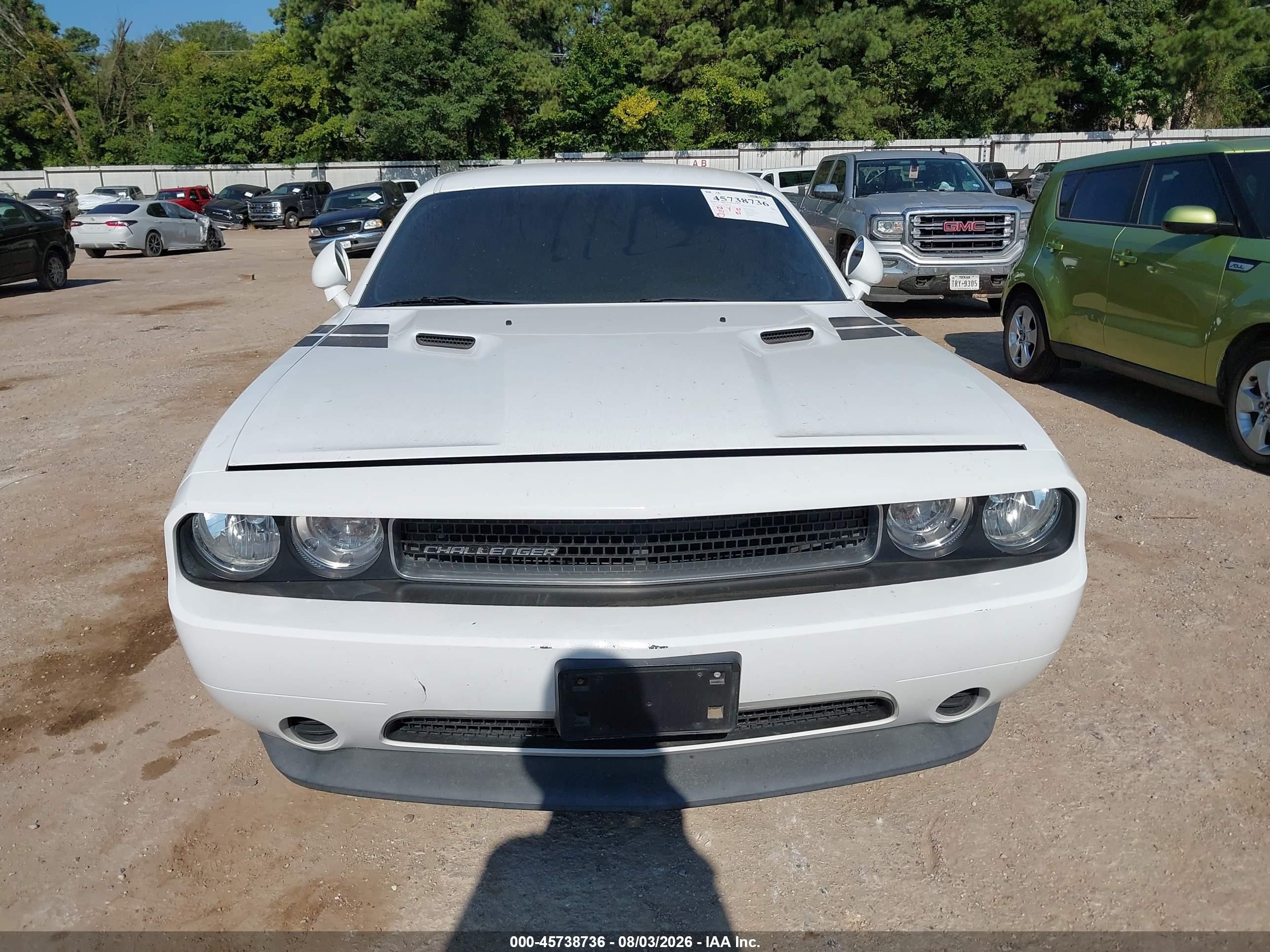 2013 Dodge Challenger Sxt Белый vin: 2C3CDYAG6DH718640