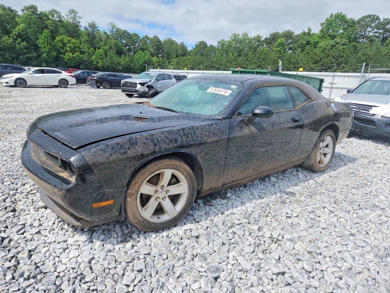 2013 Dodge Challenger Sxt Черный vin: 2C3CDYAG6DH729279