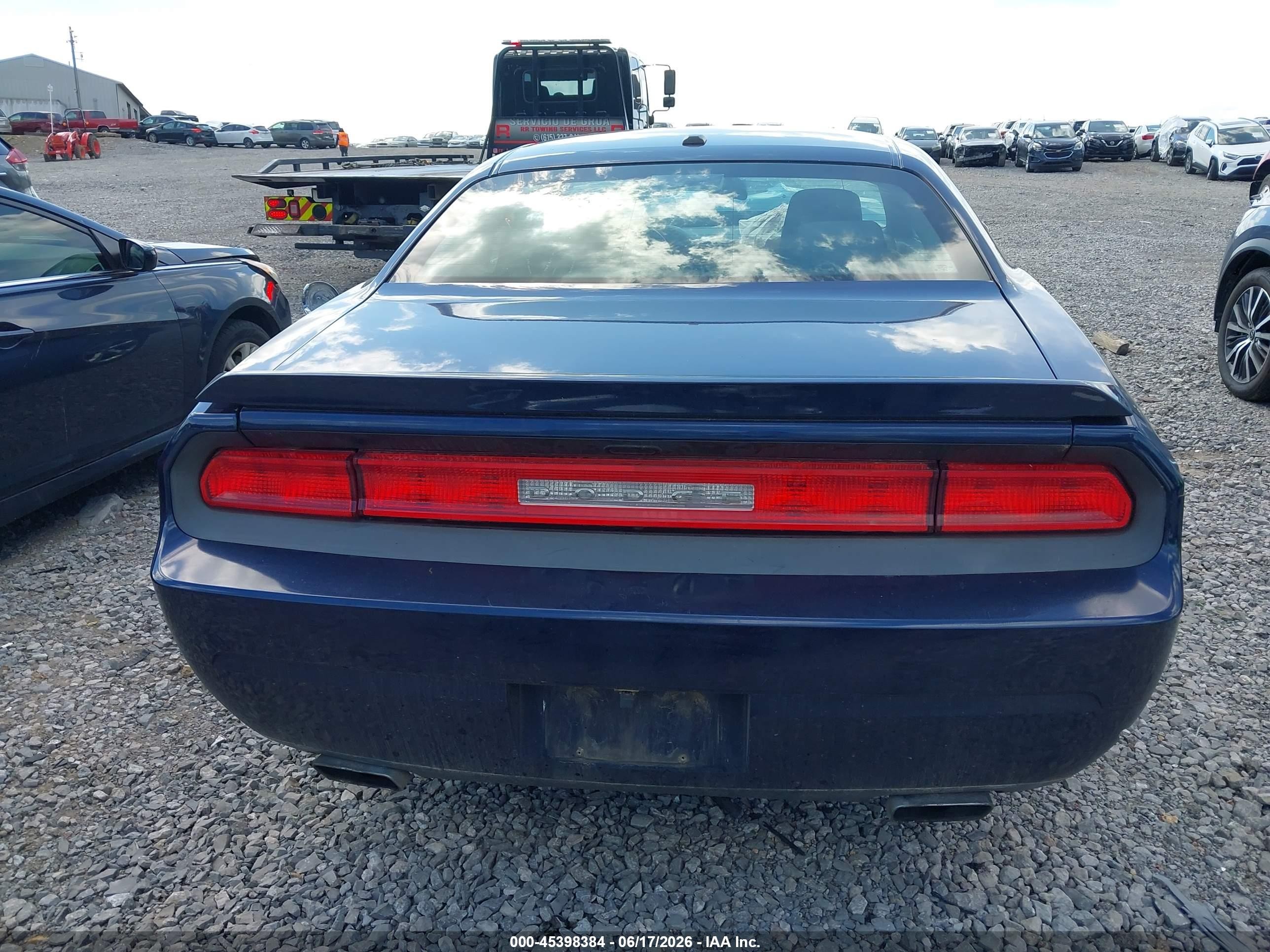 2014 Dodge Challenger Sxt Dark Blue vin: 2C3CDYAG6EH111431