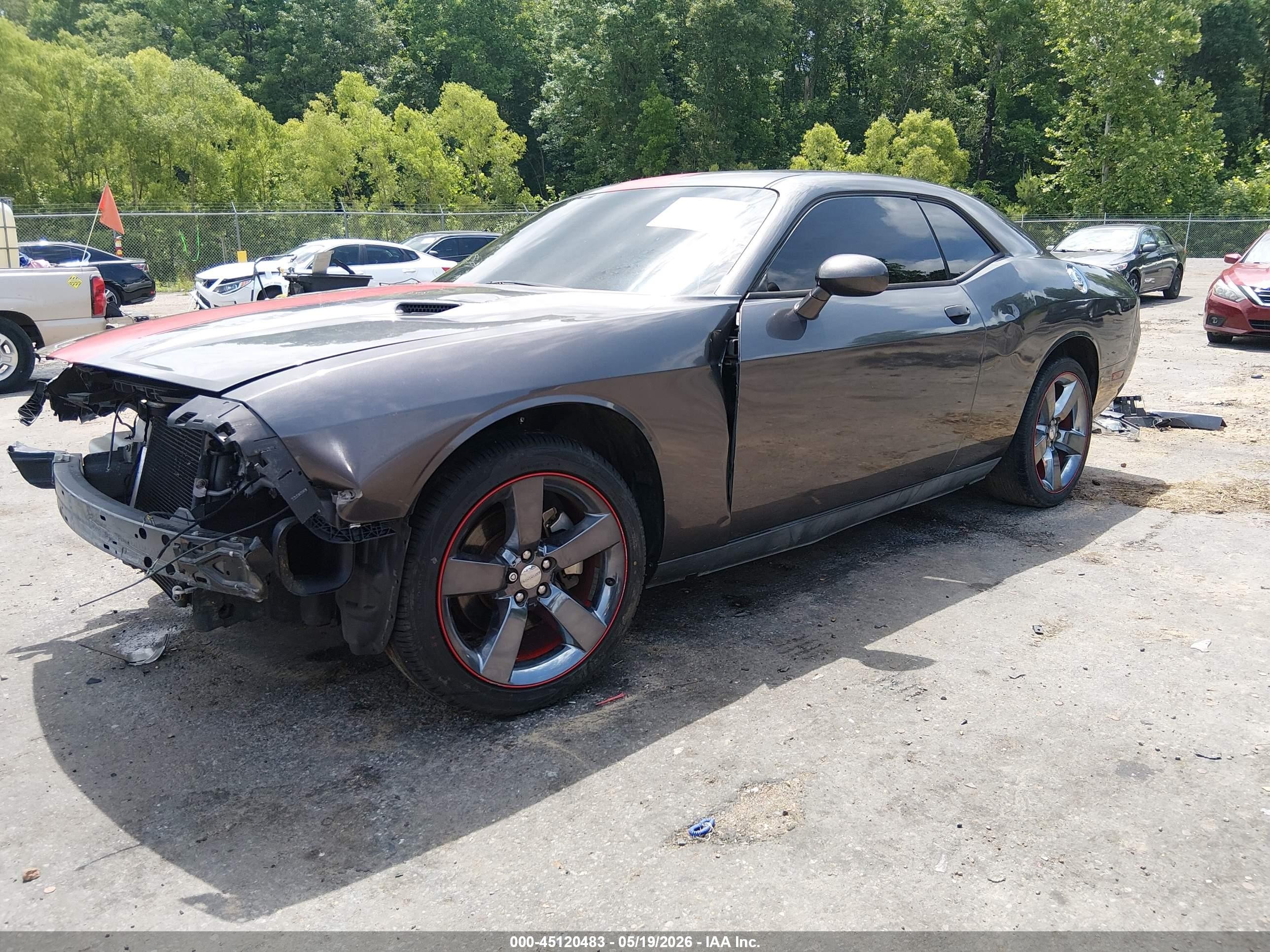 2014 Dodge Challenger Rallye Redline Gray vin: 2C3CDYAG6EH116709