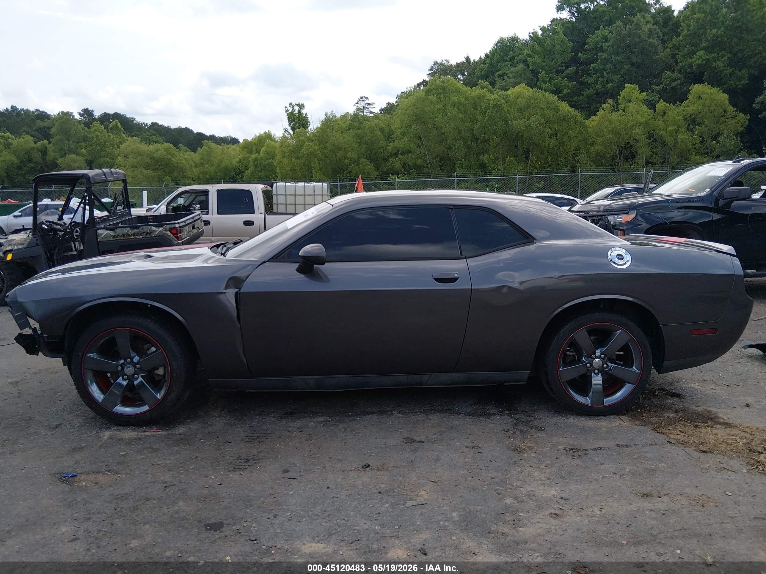 2014 Dodge Challenger Rallye Redline Gray vin: 2C3CDYAG6EH116709