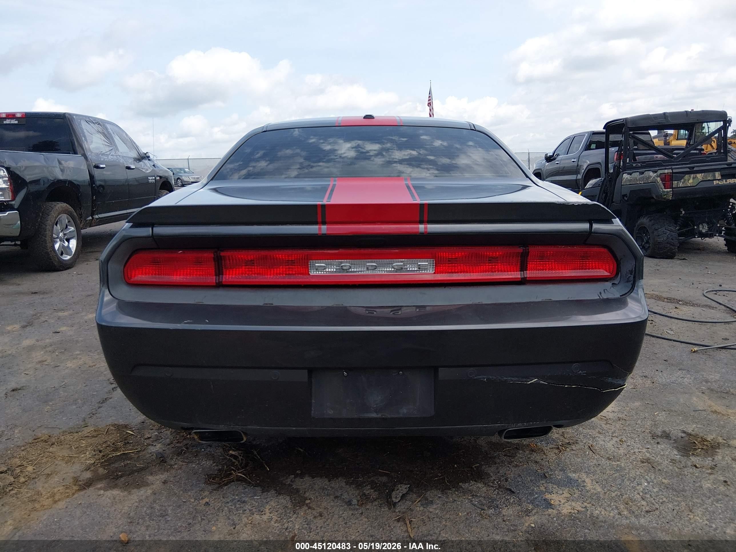 2014 Dodge Challenger Rallye Redline Gray vin: 2C3CDYAG6EH116709