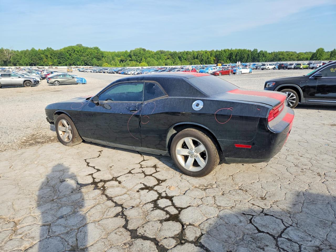 2014 Dodge Challenger Sxt Черный vin: 2C3CDYAG6EH126995
