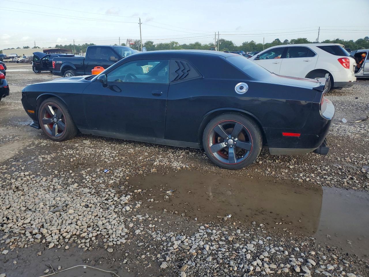2014 Dodge Challenger Sxt Black vin: 2C3CDYAG6EH160810