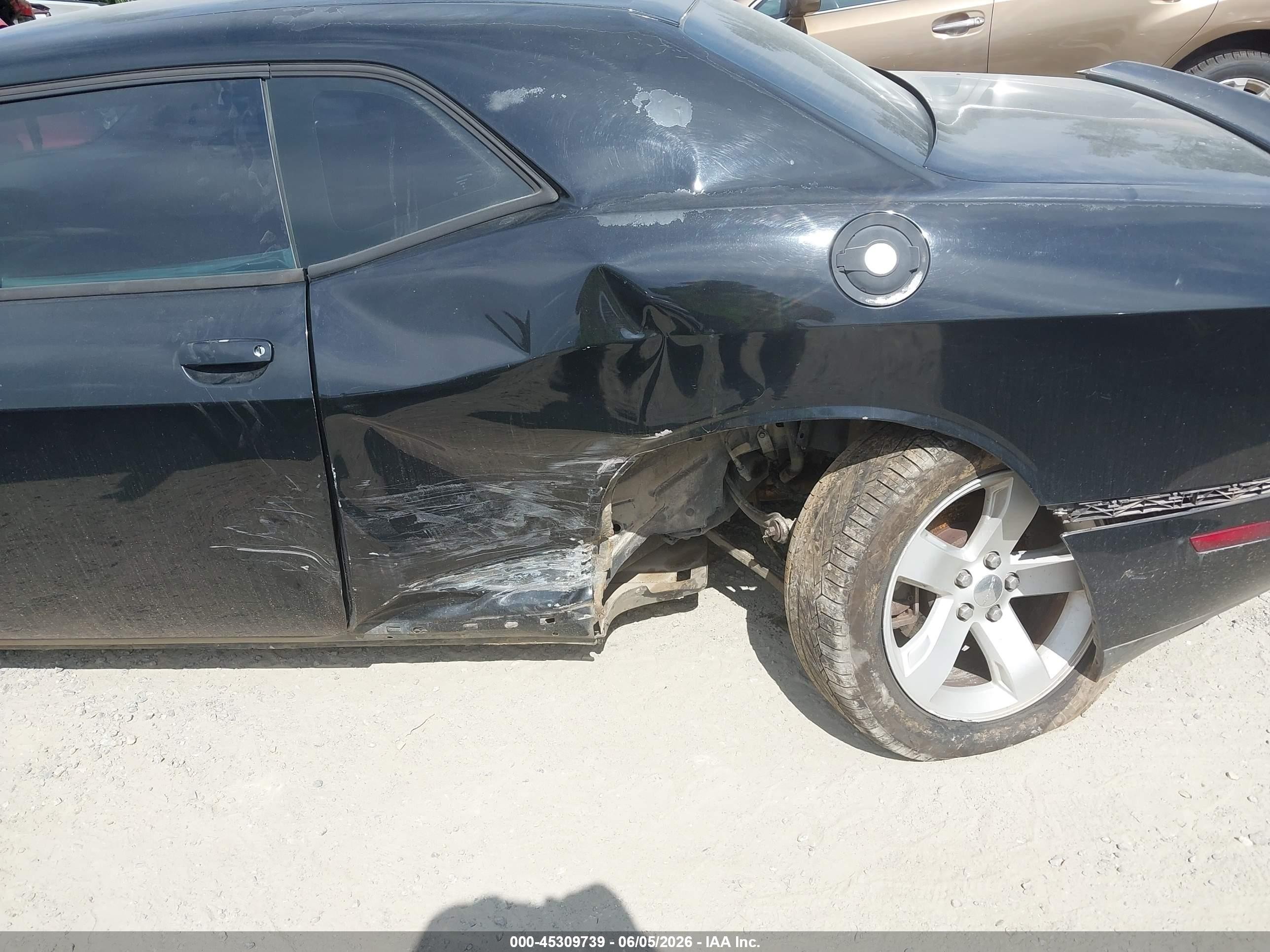 2014 Dodge Challenger Sxt Black vin: 2C3CDYAG6EH225607