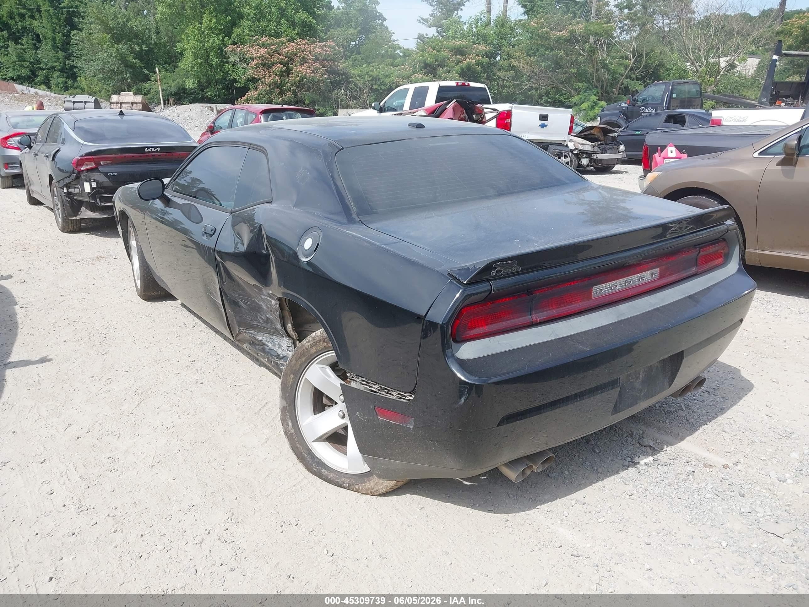 2014 Dodge Challenger Sxt Black vin: 2C3CDYAG6EH225607