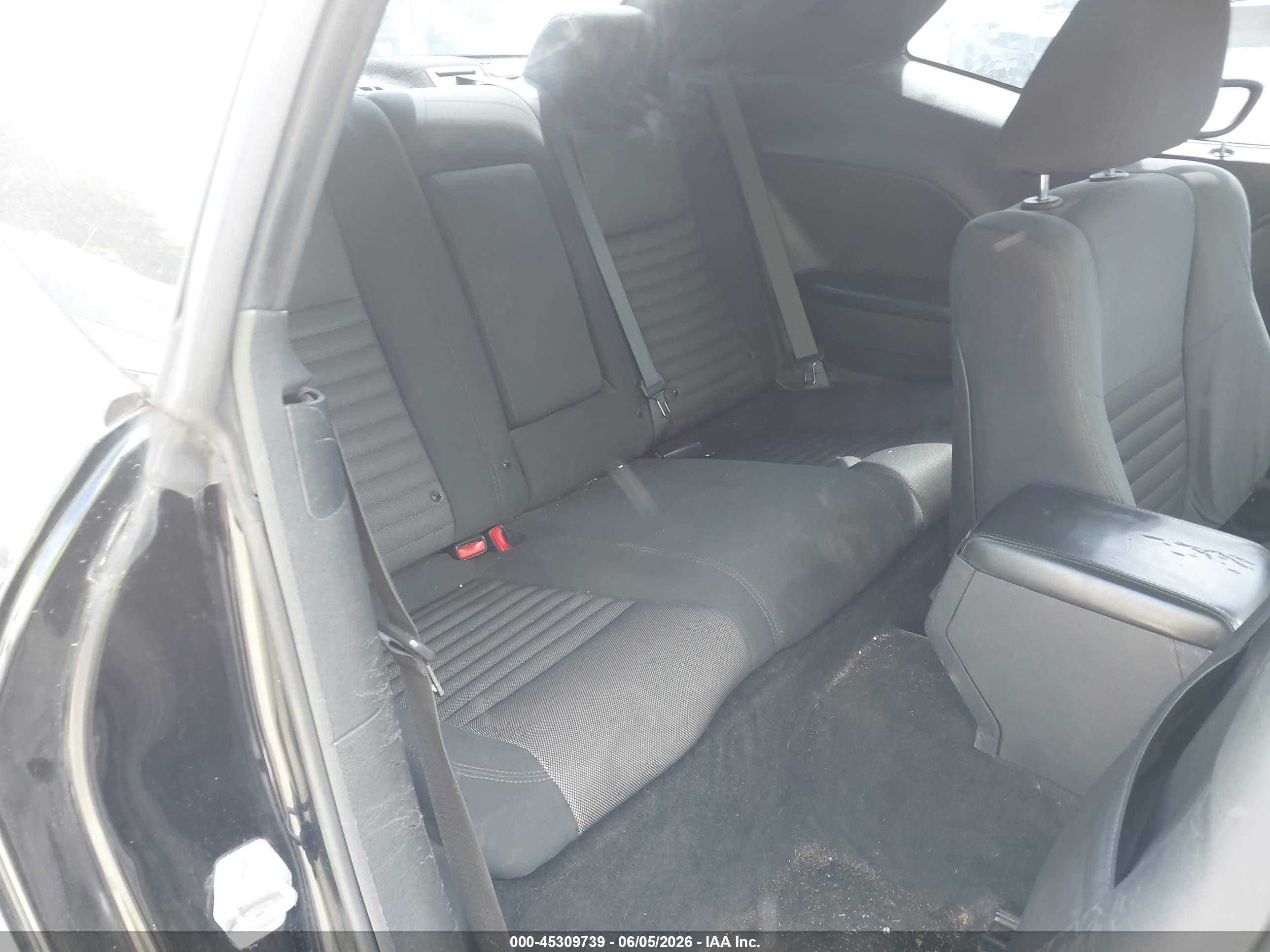 2014 Dodge Challenger Sxt Black vin: 2C3CDYAG6EH225607