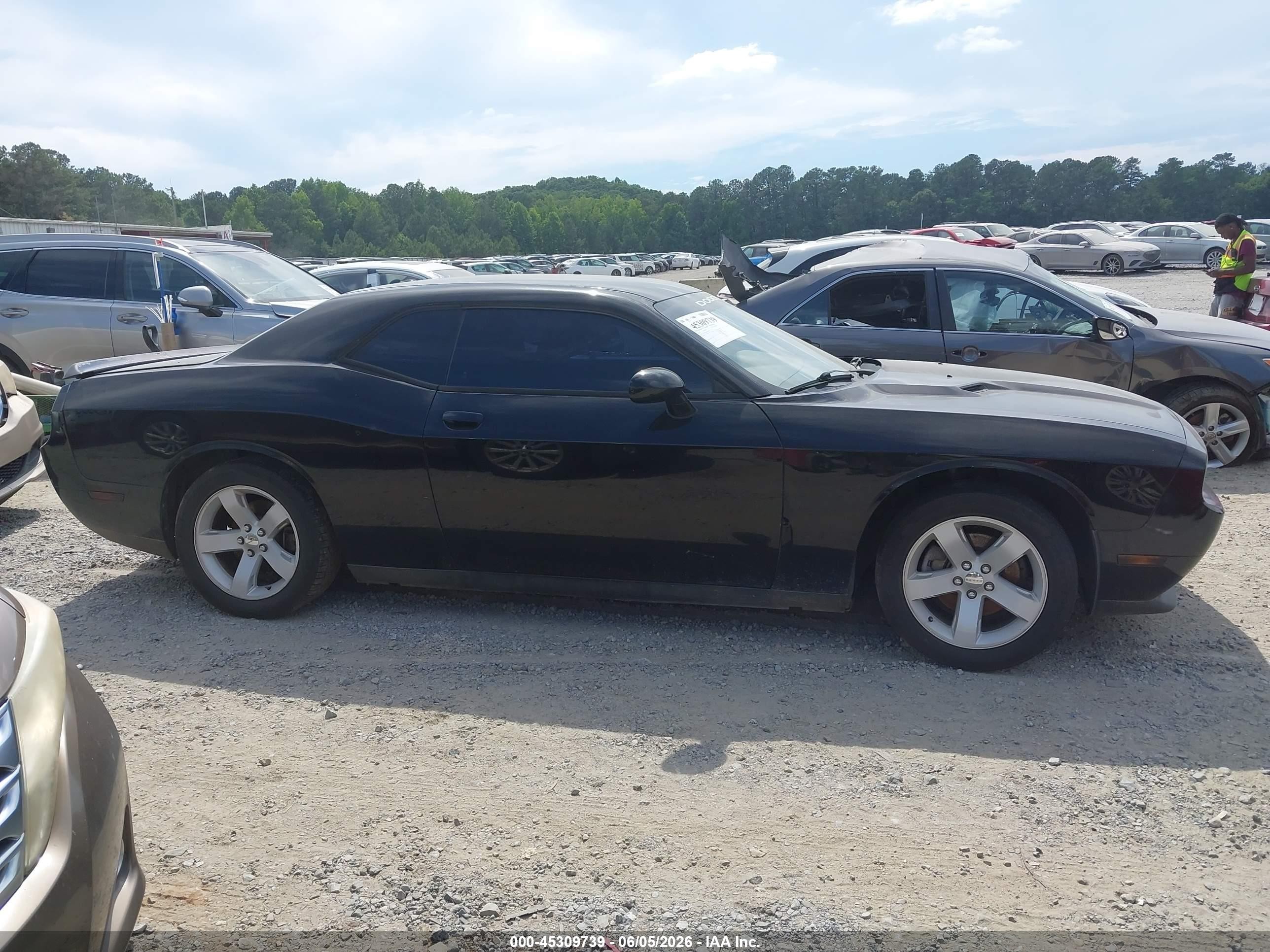 2014 Dodge Challenger Sxt Black vin: 2C3CDYAG6EH225607