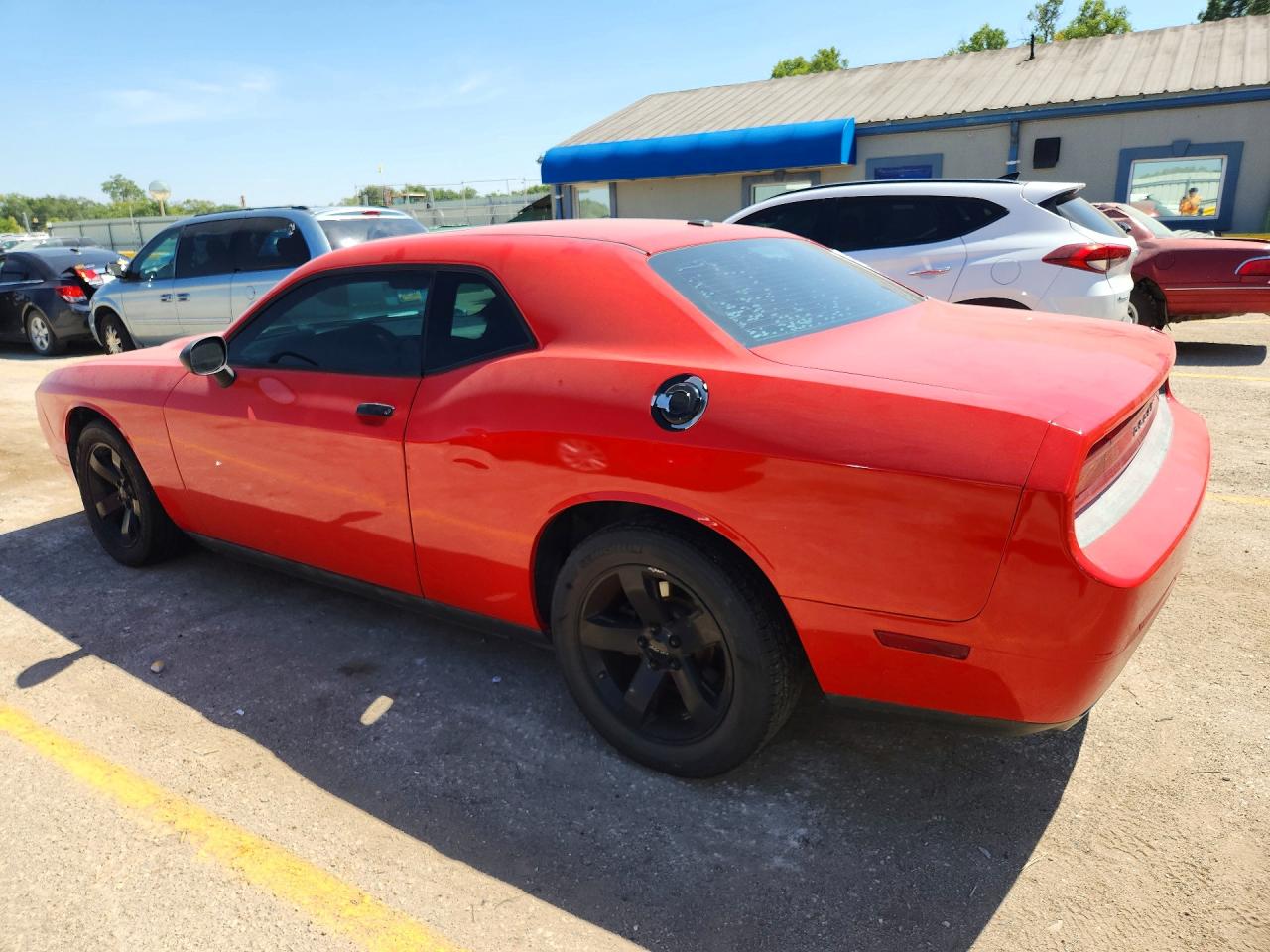2014 Dodge Challenger Sxt Red vin: 2C3CDYAG6EH247722