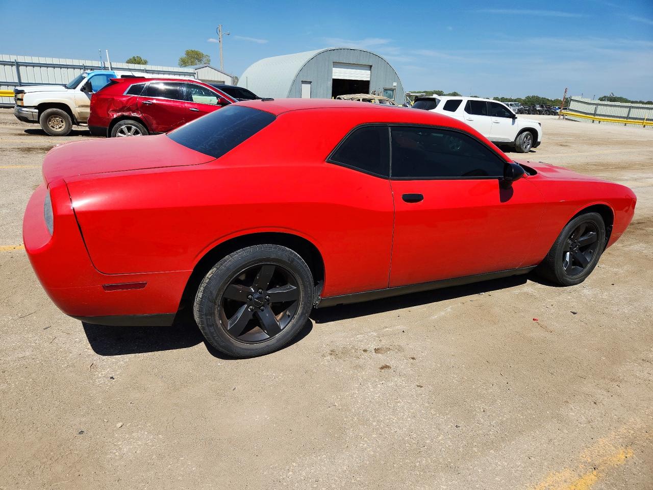 2014 Dodge Challenger Sxt Red vin: 2C3CDYAG6EH247722