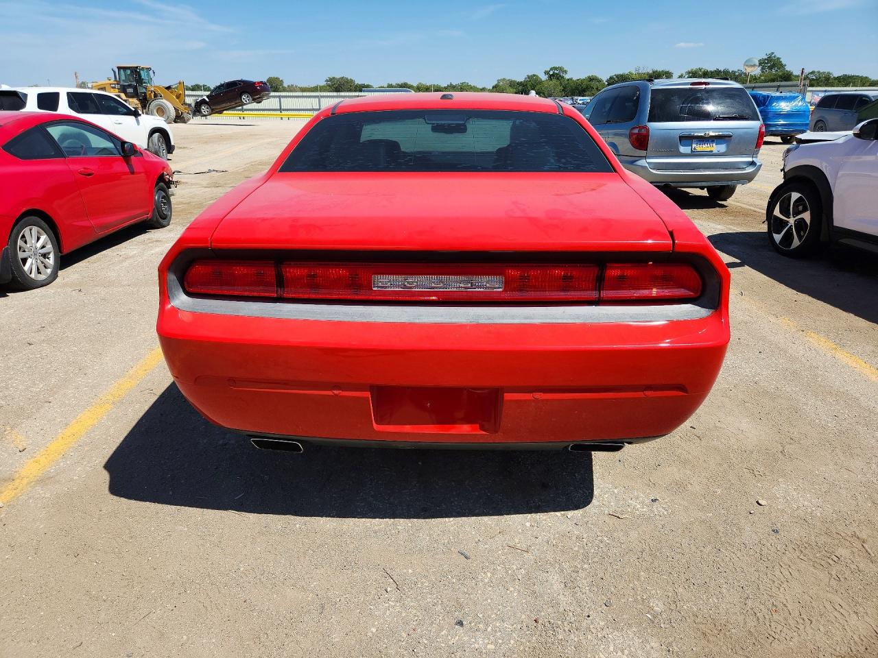 2014 Dodge Challenger Sxt Red vin: 2C3CDYAG6EH247722