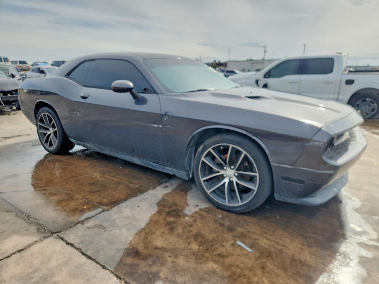 2014 Dodge Challenger Sxt Gray vin: 2C3CDYAG6EH250975