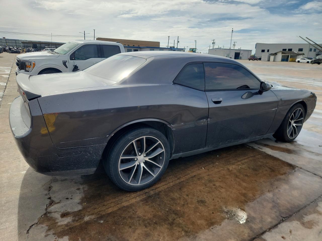 2014 Dodge Challenger Sxt Gray vin: 2C3CDYAG6EH250975