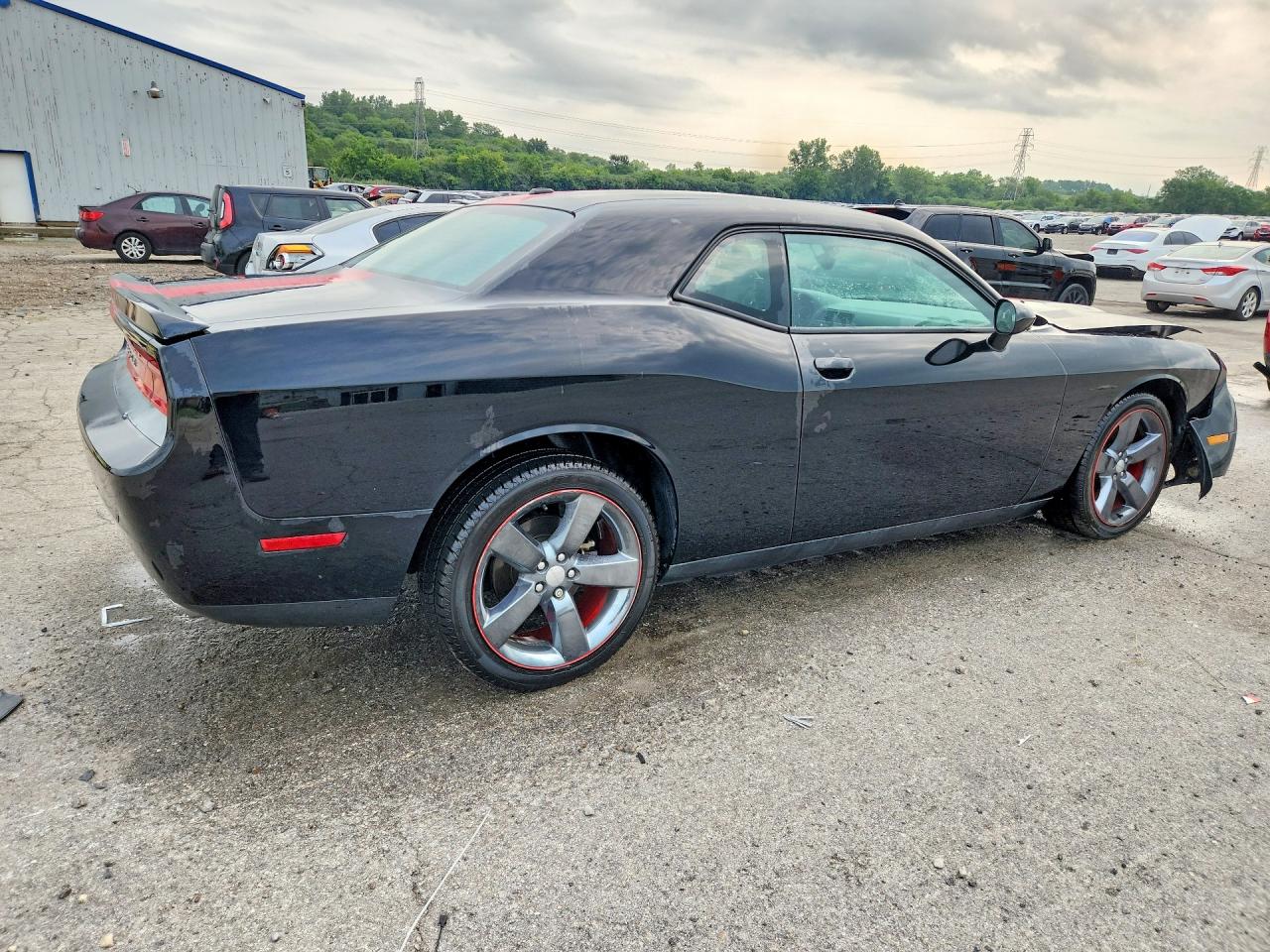 2014 Dodge Challenger Sxt Black vin: 2C3CDYAG6EH274385