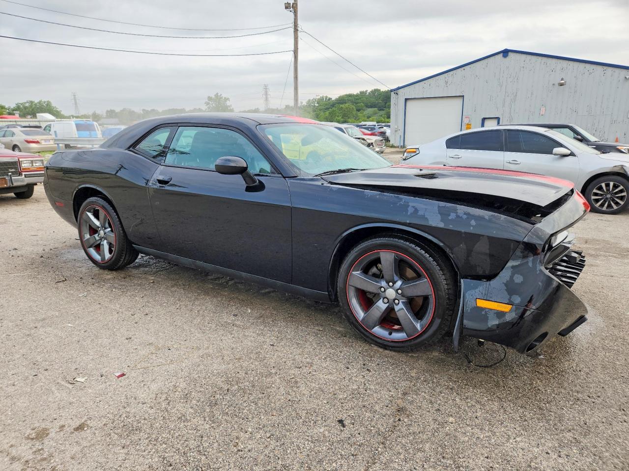 2014 Dodge Challenger Sxt Black vin: 2C3CDYAG6EH274385