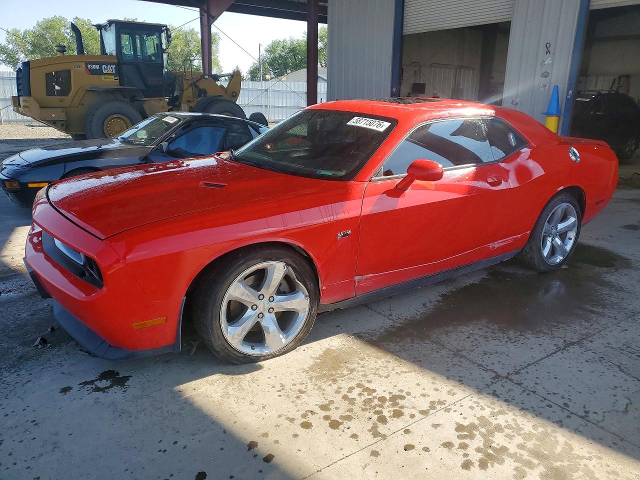 2014 Dodge Challenger Sxt Red vin: 2C3CDYAG6EH304226