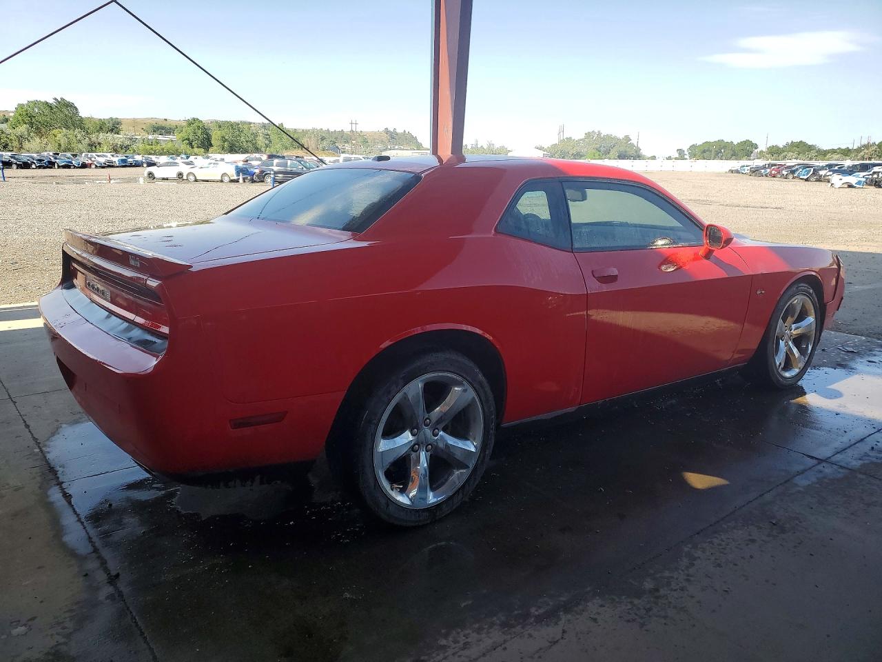 2014 Dodge Challenger Sxt Красный vin: 2C3CDYAG6EH304226