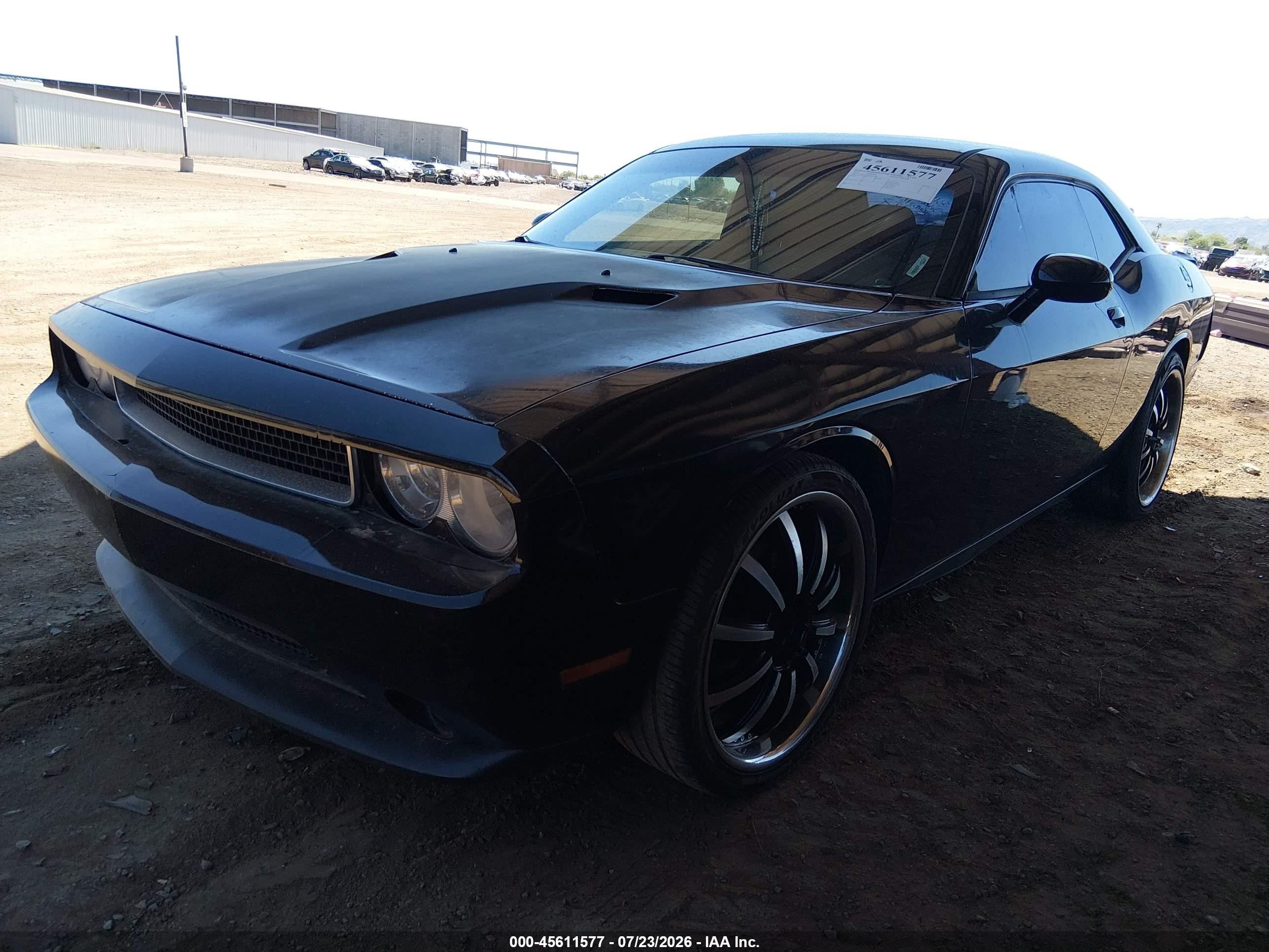 2014 Dodge Challenger Sxt Black vin: 2C3CDYAG6EH314044
