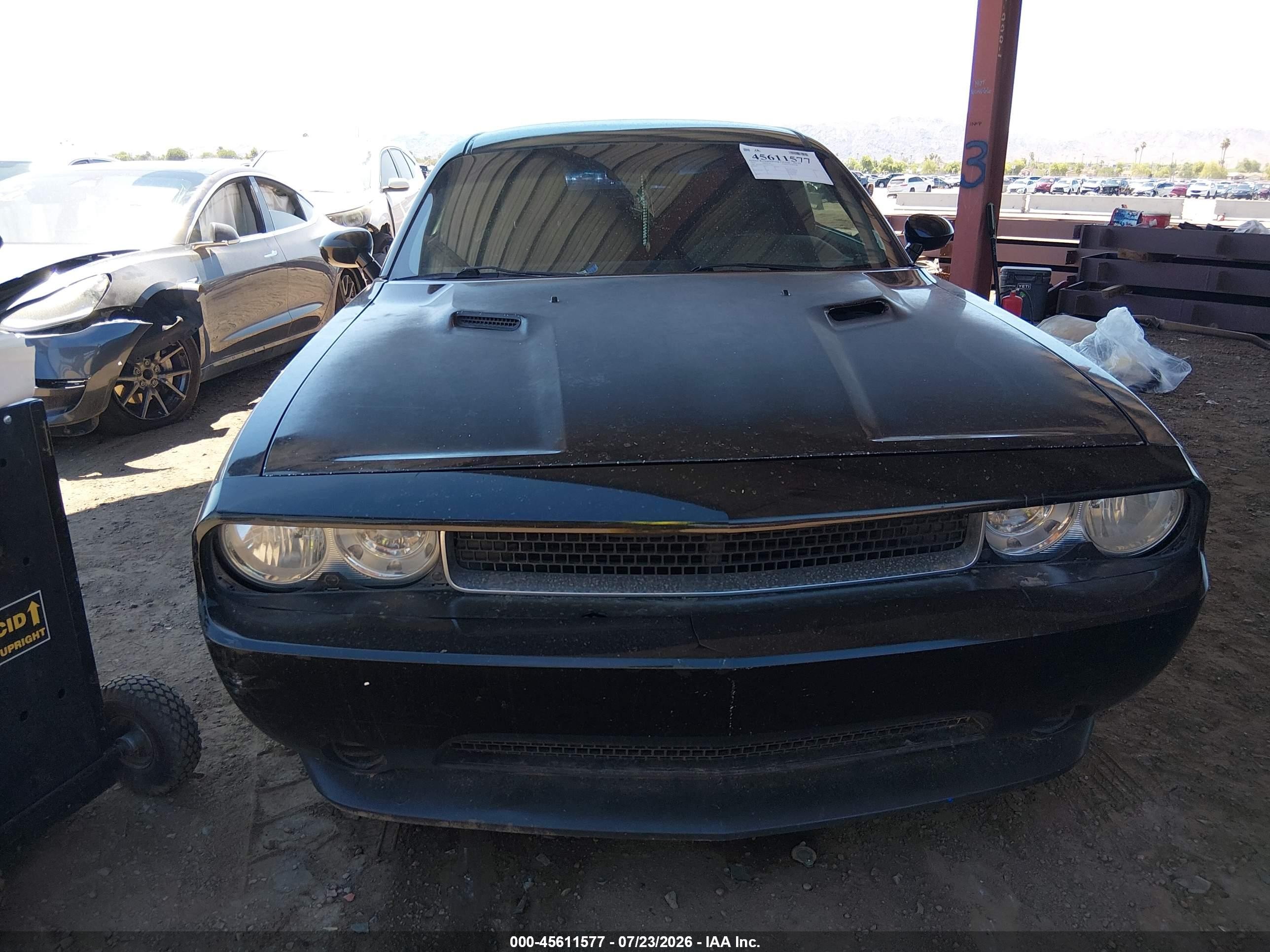2014 Dodge Challenger Sxt Black vin: 2C3CDYAG6EH314044