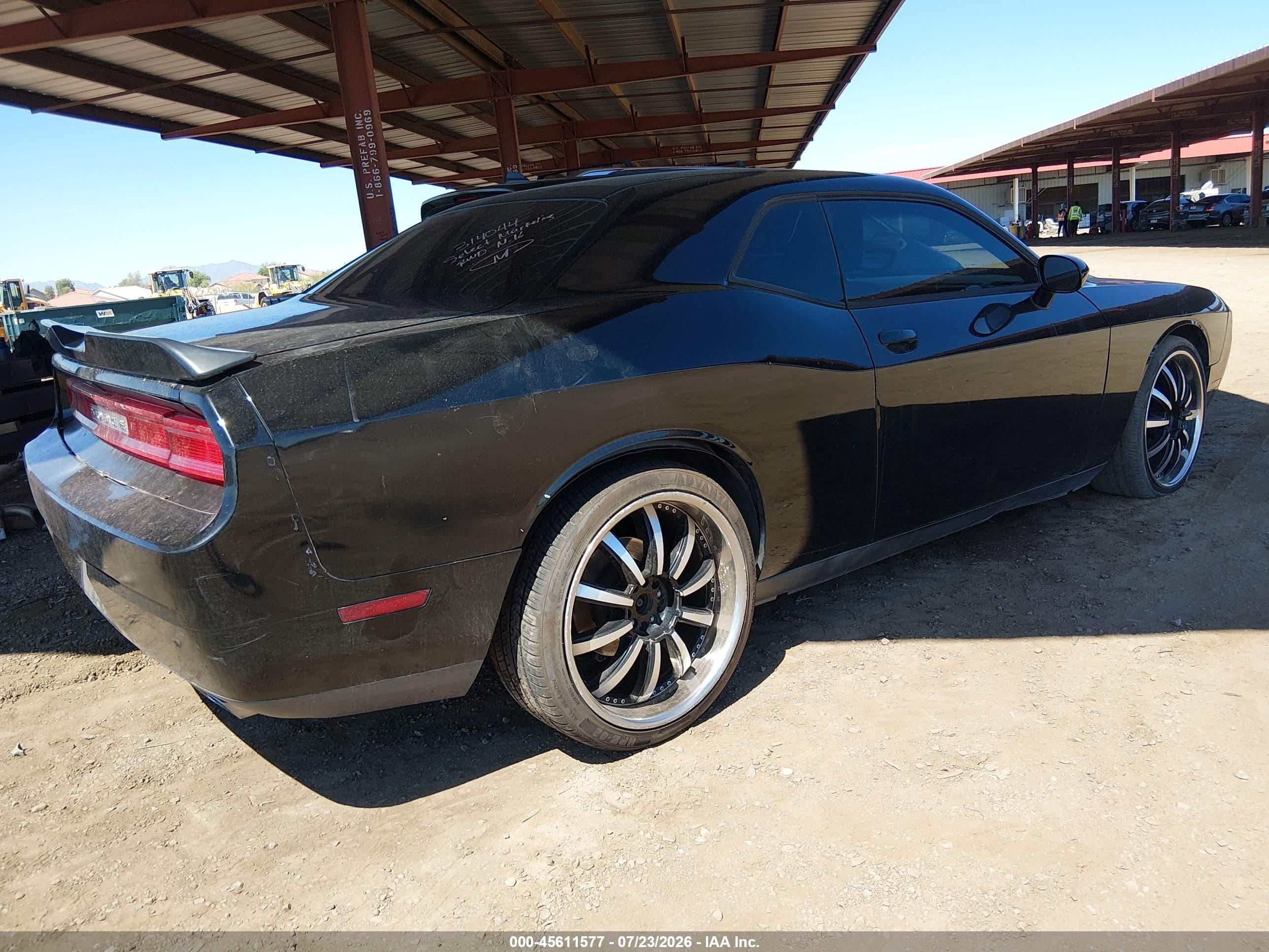 2014 Dodge Challenger Sxt Black vin: 2C3CDYAG6EH314044