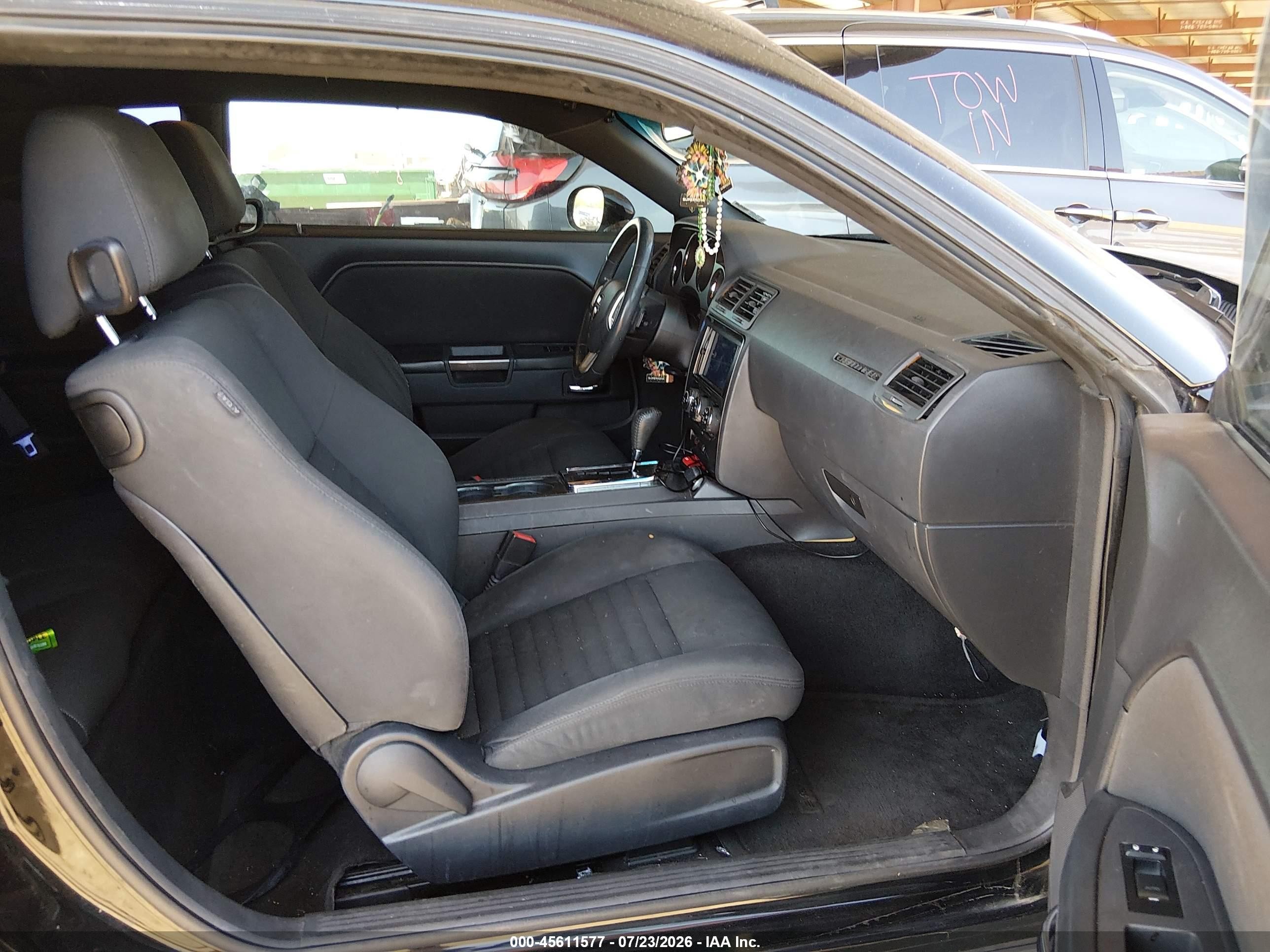 2014 Dodge Challenger Sxt Black vin: 2C3CDYAG6EH314044