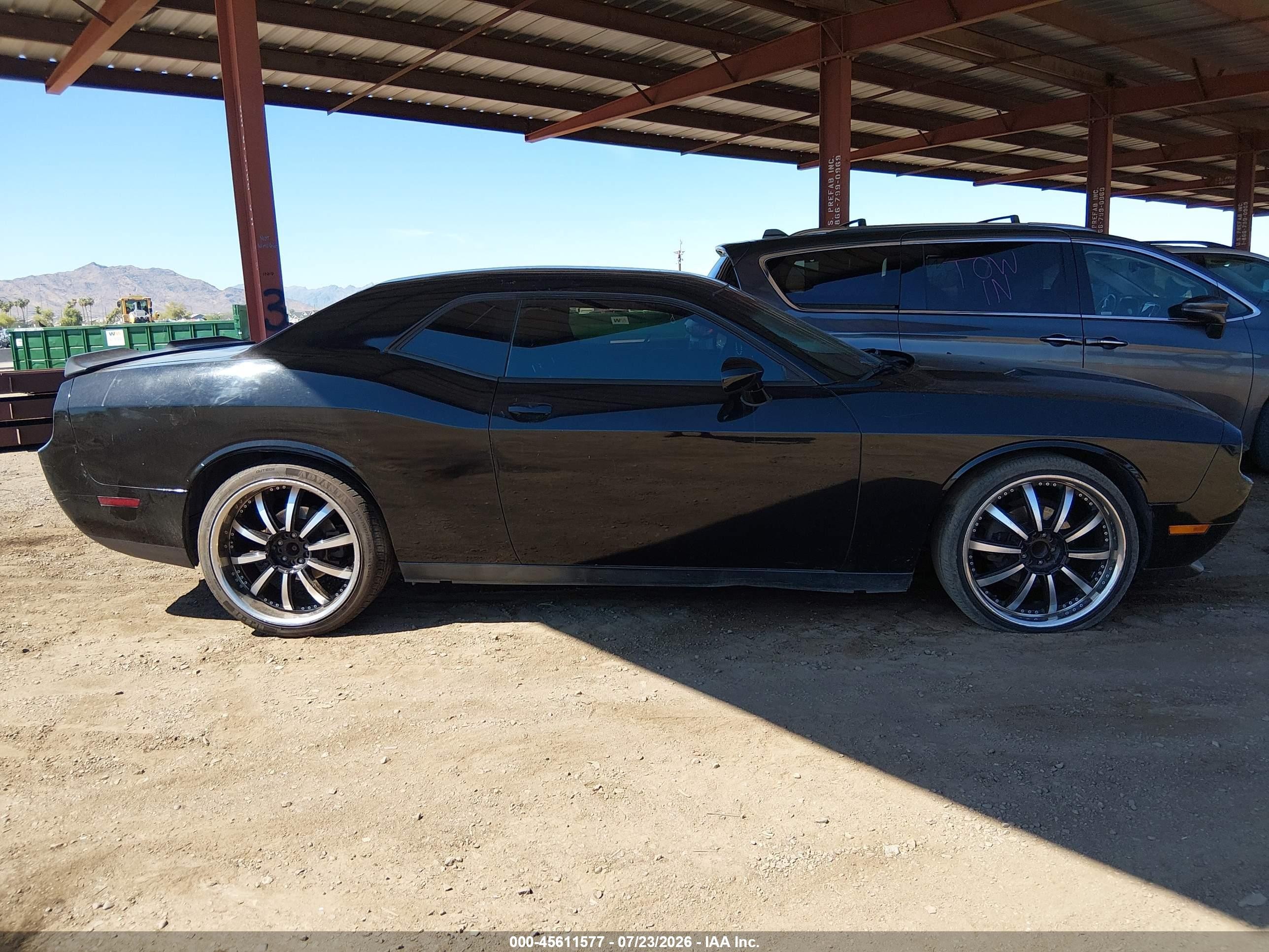 2014 Dodge Challenger Sxt Black vin: 2C3CDYAG6EH314044