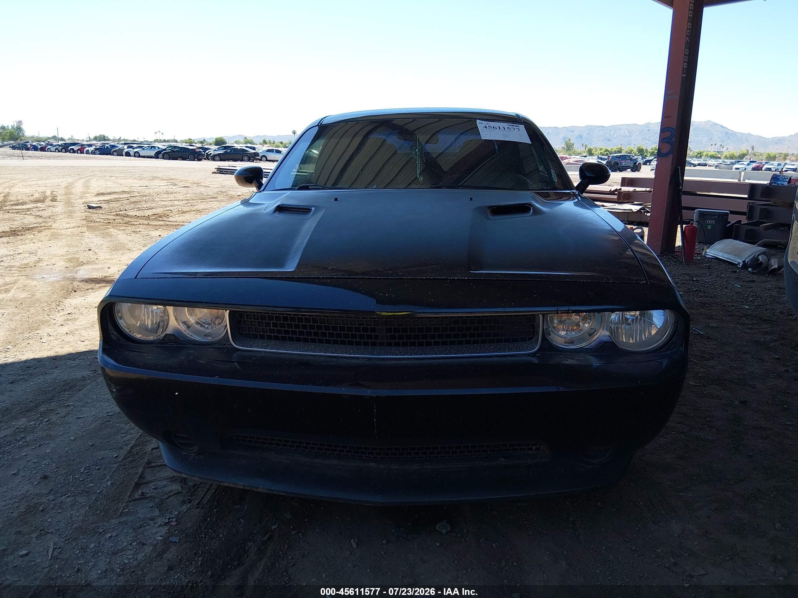 2014 Dodge Challenger Sxt Black vin: 2C3CDYAG6EH314044