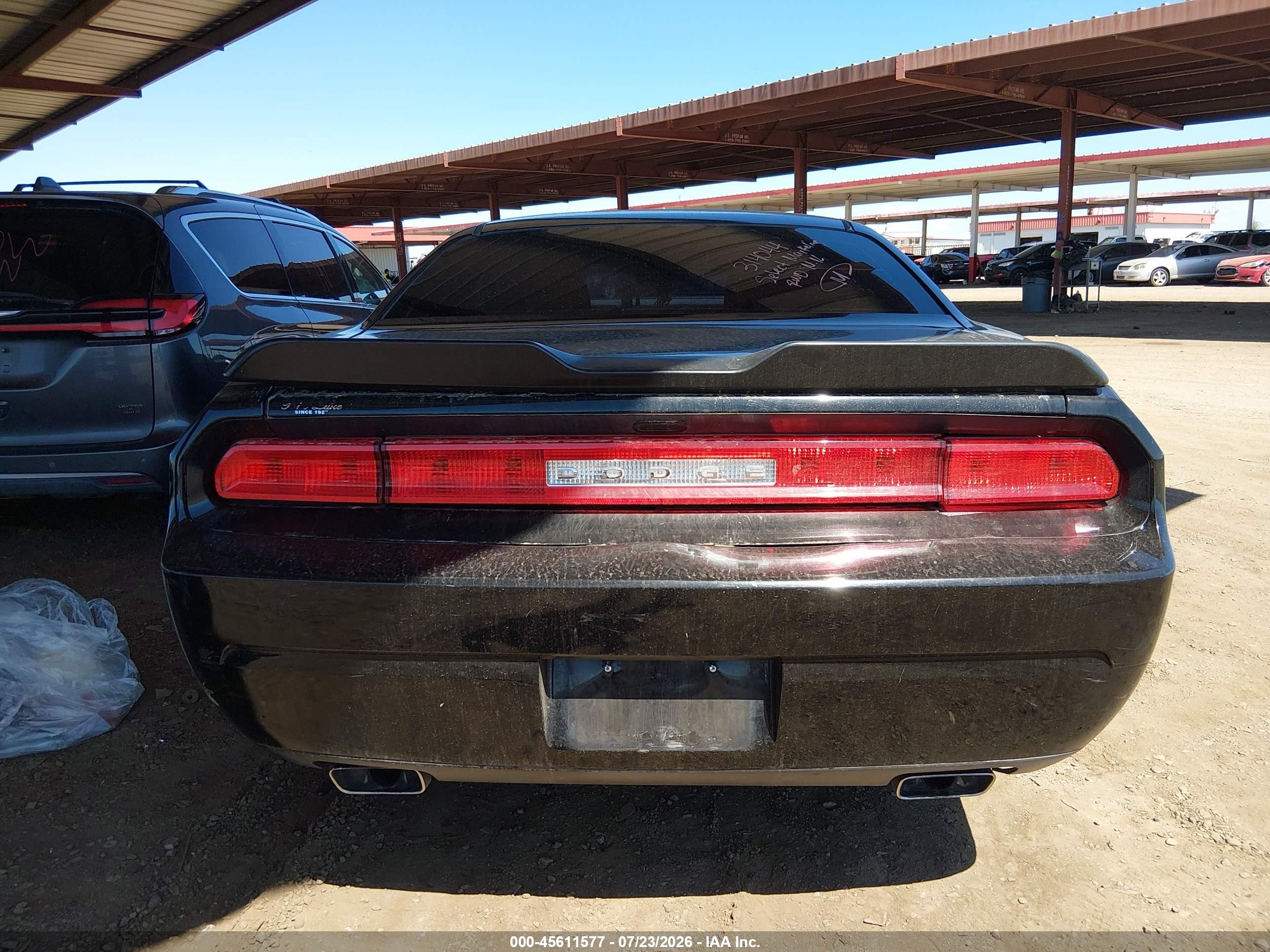 2014 Dodge Challenger Sxt Black vin: 2C3CDYAG6EH314044