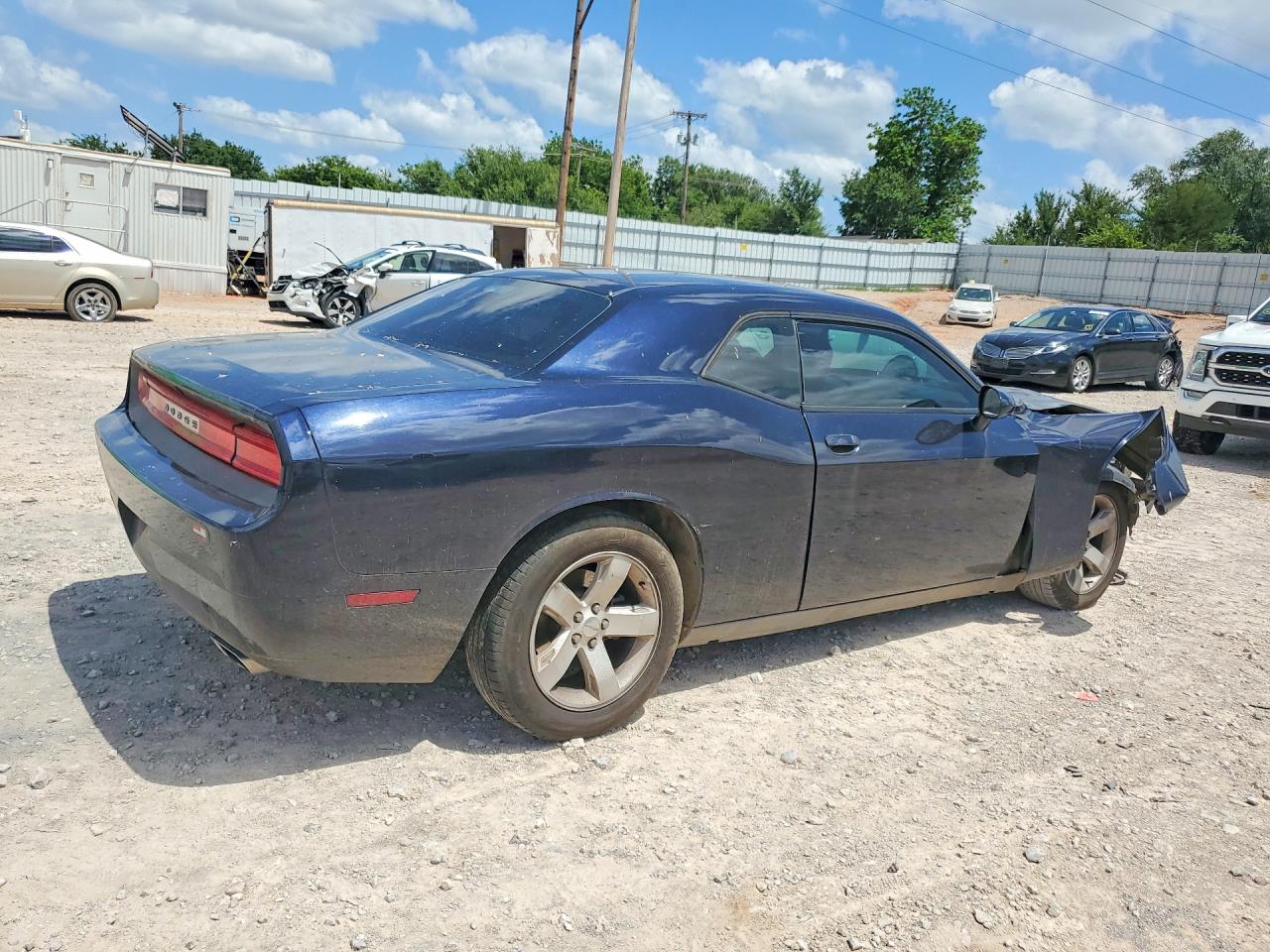 2012 Dodge Challenger Sxt Blue vin: 2C3CDYAG7CH124704