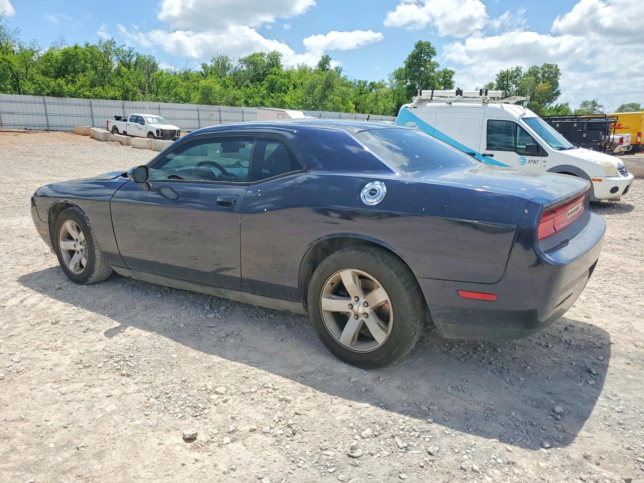 2012 Dodge Challenger Sxt Blue vin: 2C3CDYAG7CH124704