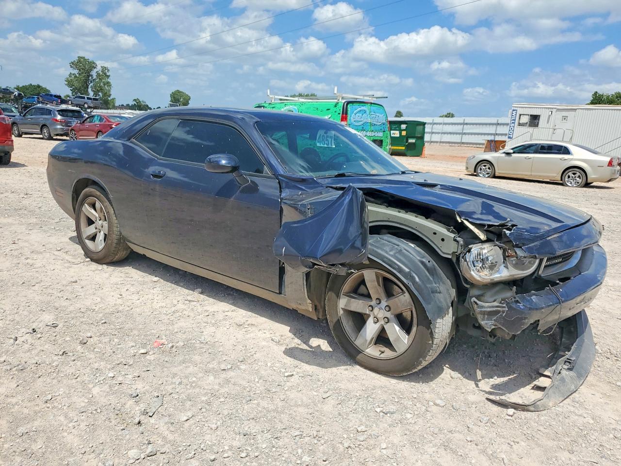 2012 Dodge Challenger Sxt Blue vin: 2C3CDYAG7CH124704