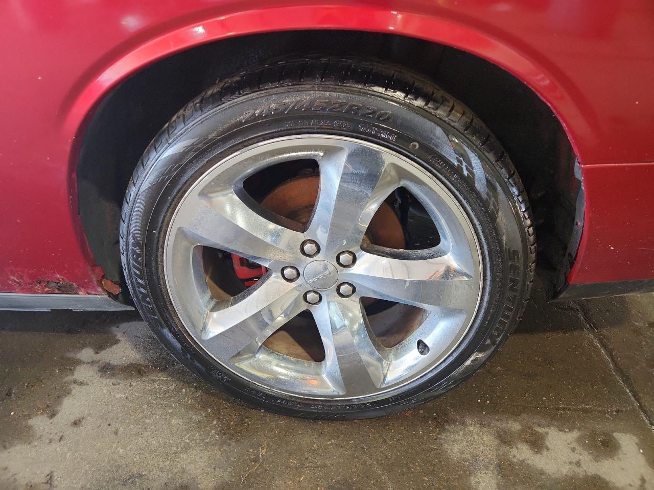 2012 Dodge Challenger Sxt Red vin: 2C3CDYAG7CH130910 Damage: Left Qtr Panel, Rust, Severe Damage
