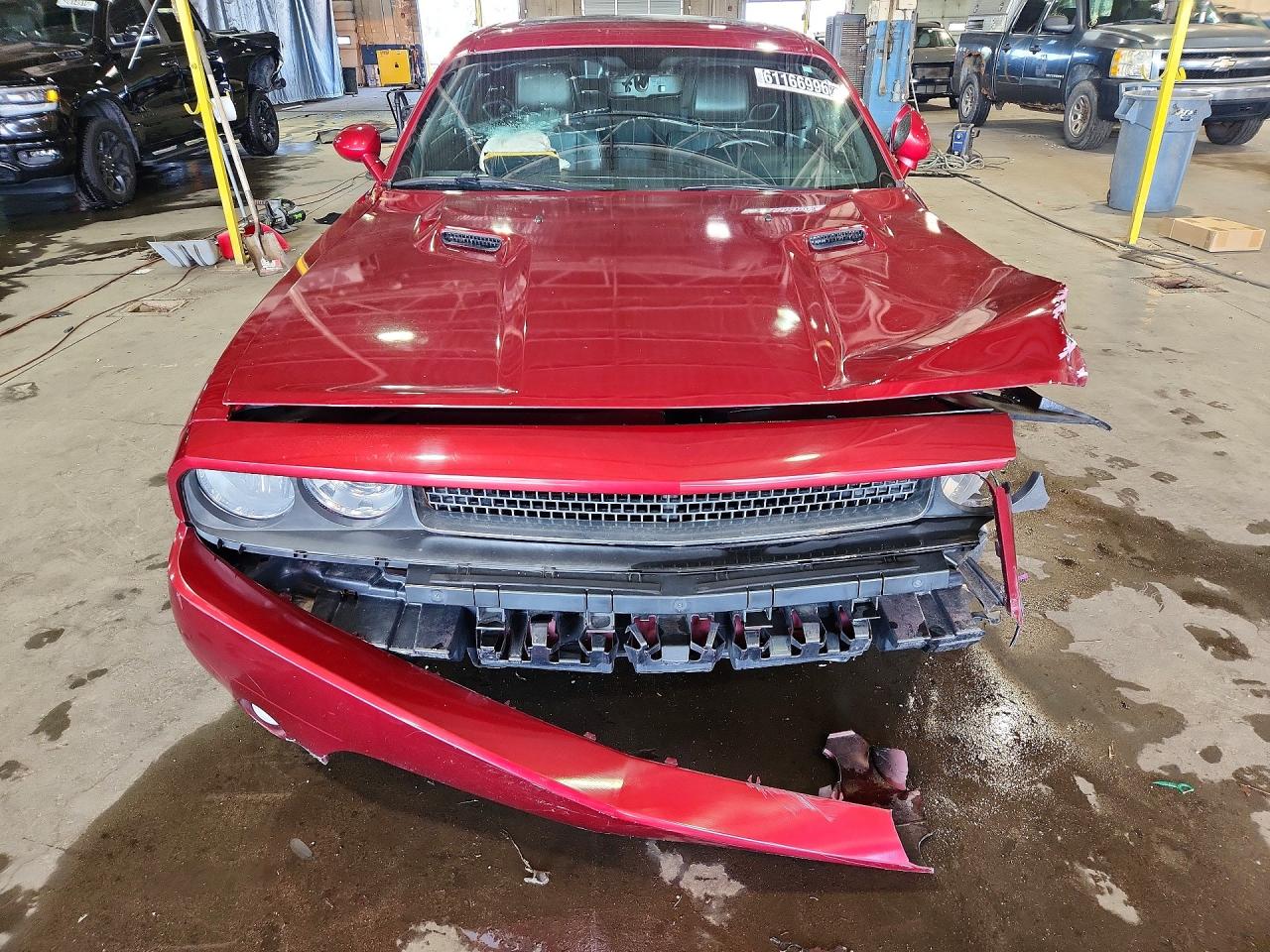 2012 Dodge Challenger Sxt Red vin: 2C3CDYAG7CH130910