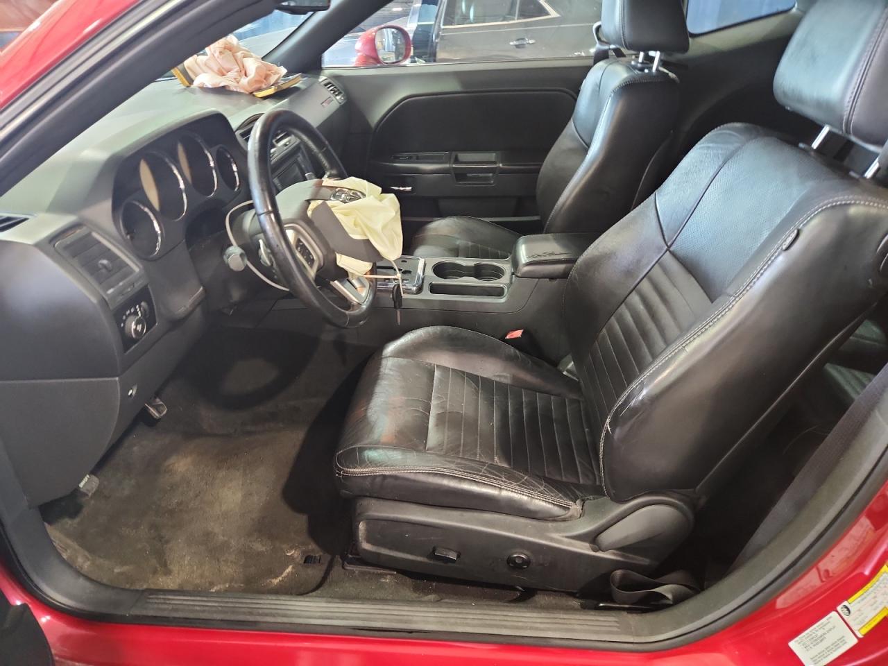 2012 Dodge Challenger Sxt Red vin: 2C3CDYAG7CH130910 Damage: Airbag - Front Left, Deployed, Replacement Required