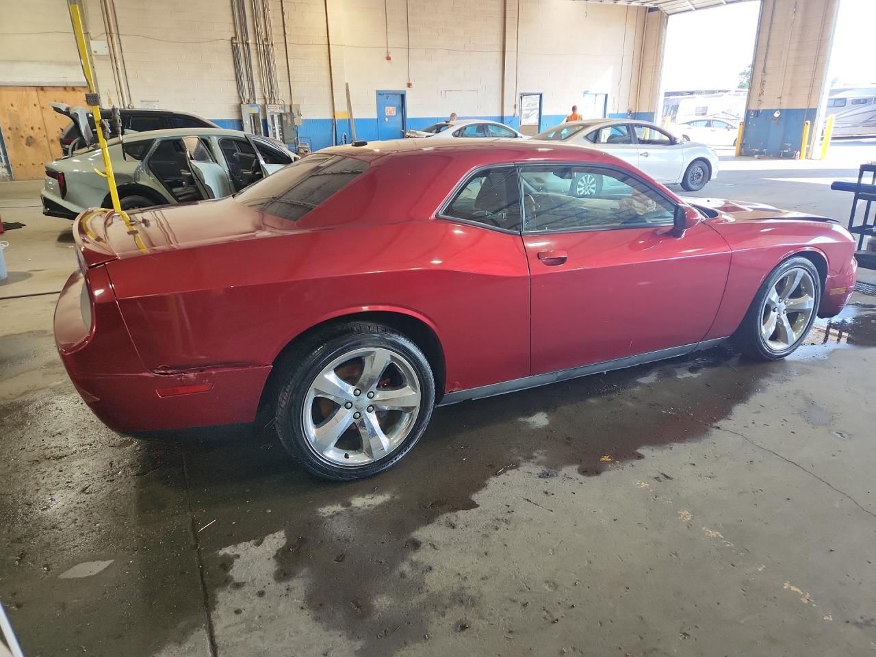 2012 Dodge Challenger Sxt Red vin: 2C3CDYAG7CH130910 Damage: Rear Bumper, Broken, Replacement Required