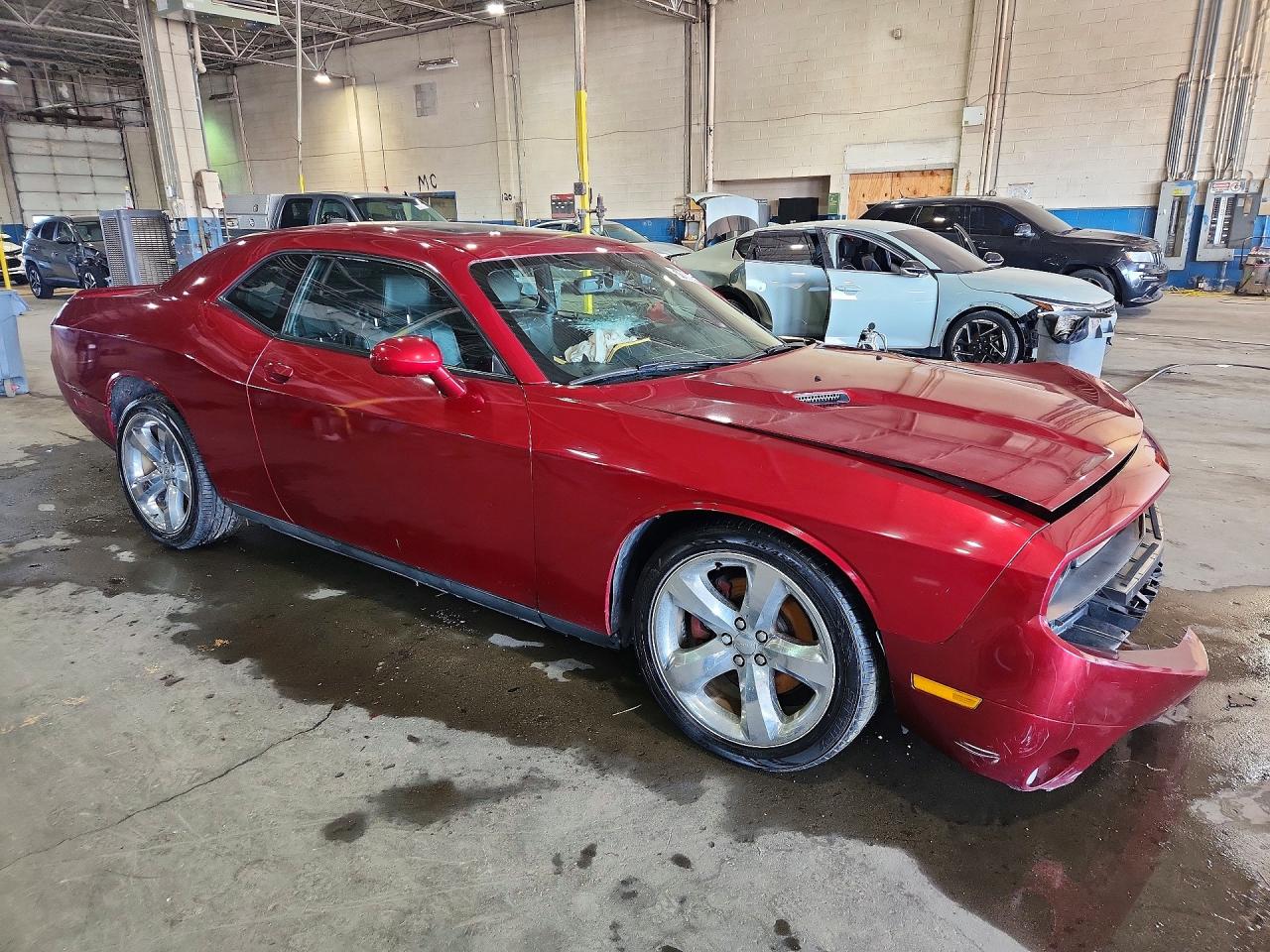 2012 Dodge Challenger Sxt Red vin: 2C3CDYAG7CH130910