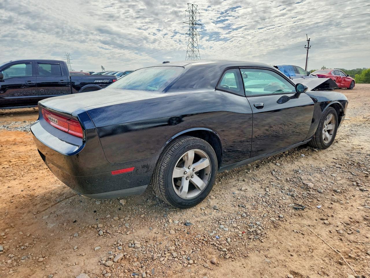 2012 Dodge Challenger Sxt Black vin: 2C3CDYAG7CH170176