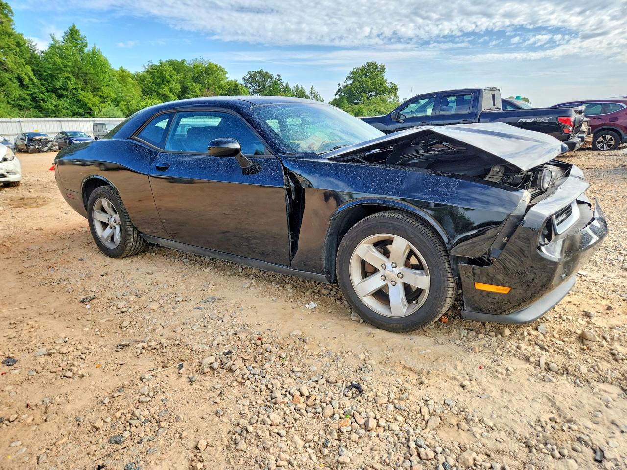 2012 Dodge Challenger Sxt Black vin: 2C3CDYAG7CH170176