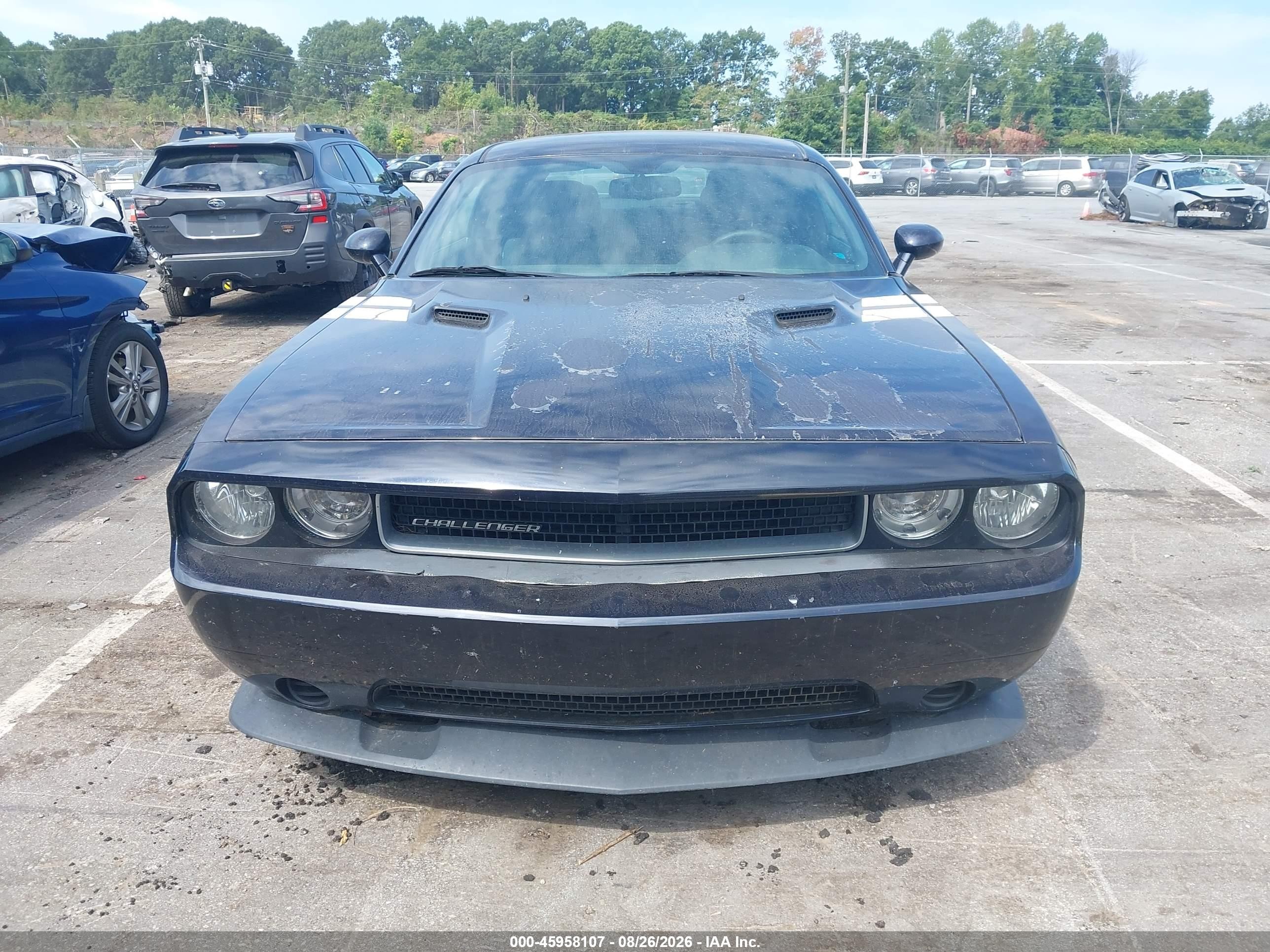 2012 Dodge Challenger Sxt Purple vin: 2C3CDYAG7CH204598