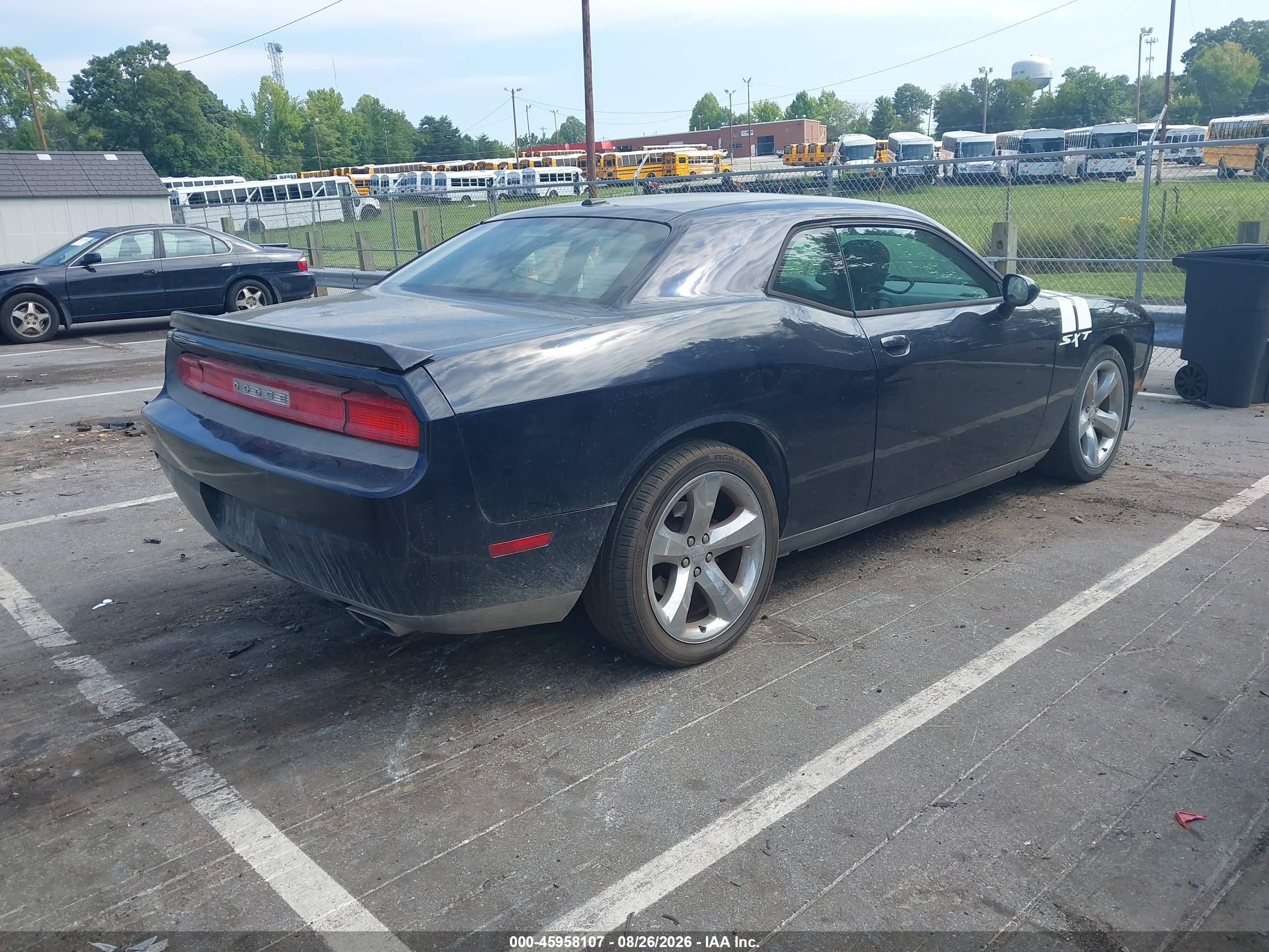 2012 Dodge Challenger Sxt Purple vin: 2C3CDYAG7CH204598