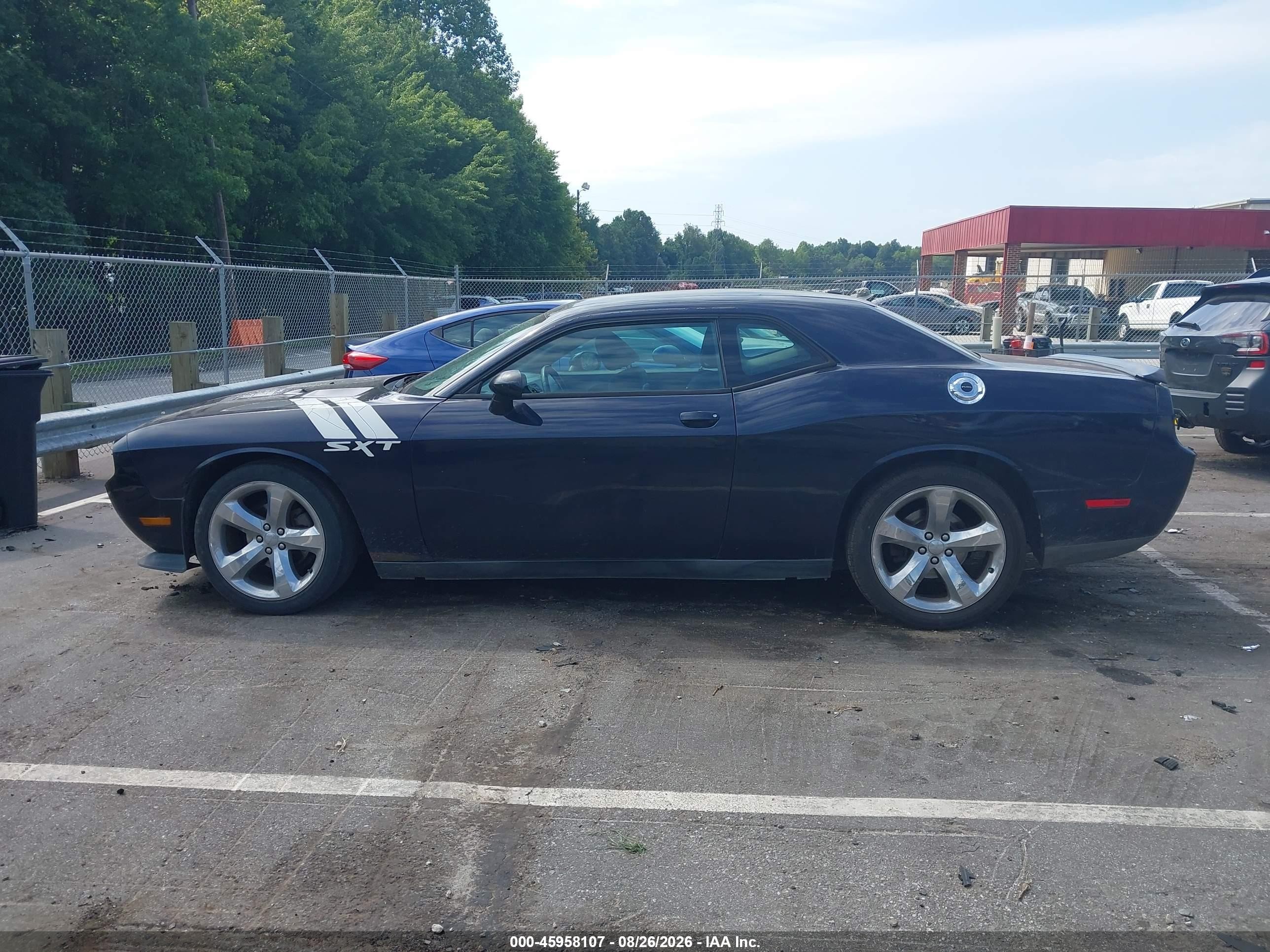 2012 Dodge Challenger Sxt Purple vin: 2C3CDYAG7CH204598