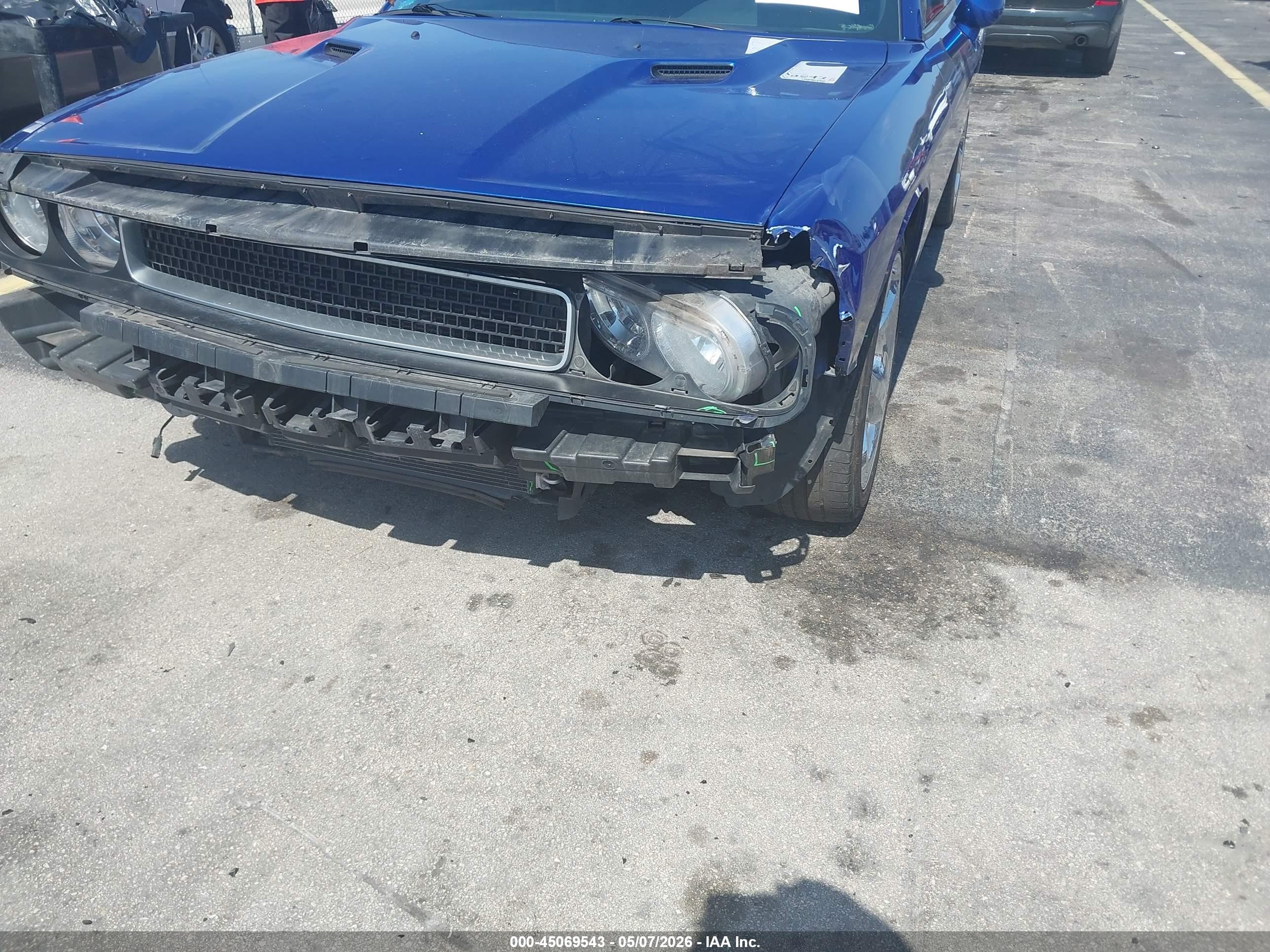 2012 Dodge Challenger Sxt Blue vin: 2C3CDYAG7CH244003