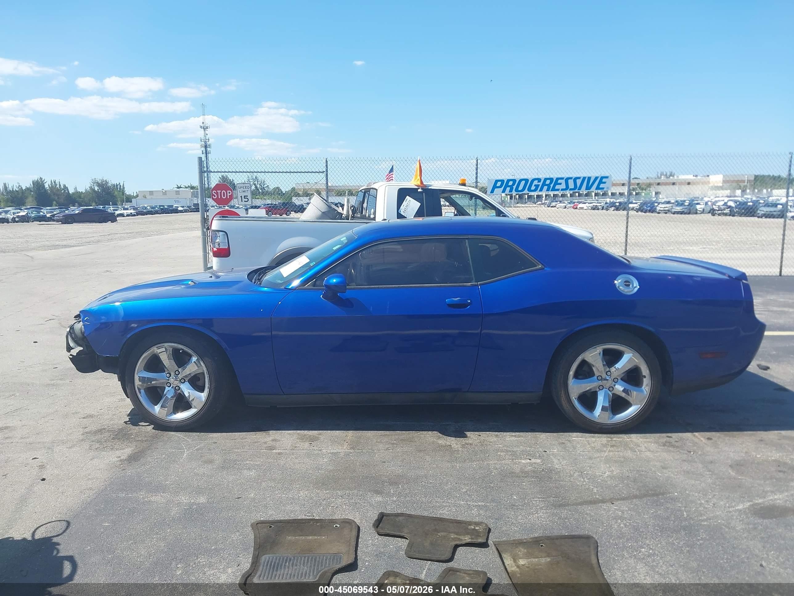 2012 Dodge Challenger Sxt Blue vin: 2C3CDYAG7CH244003