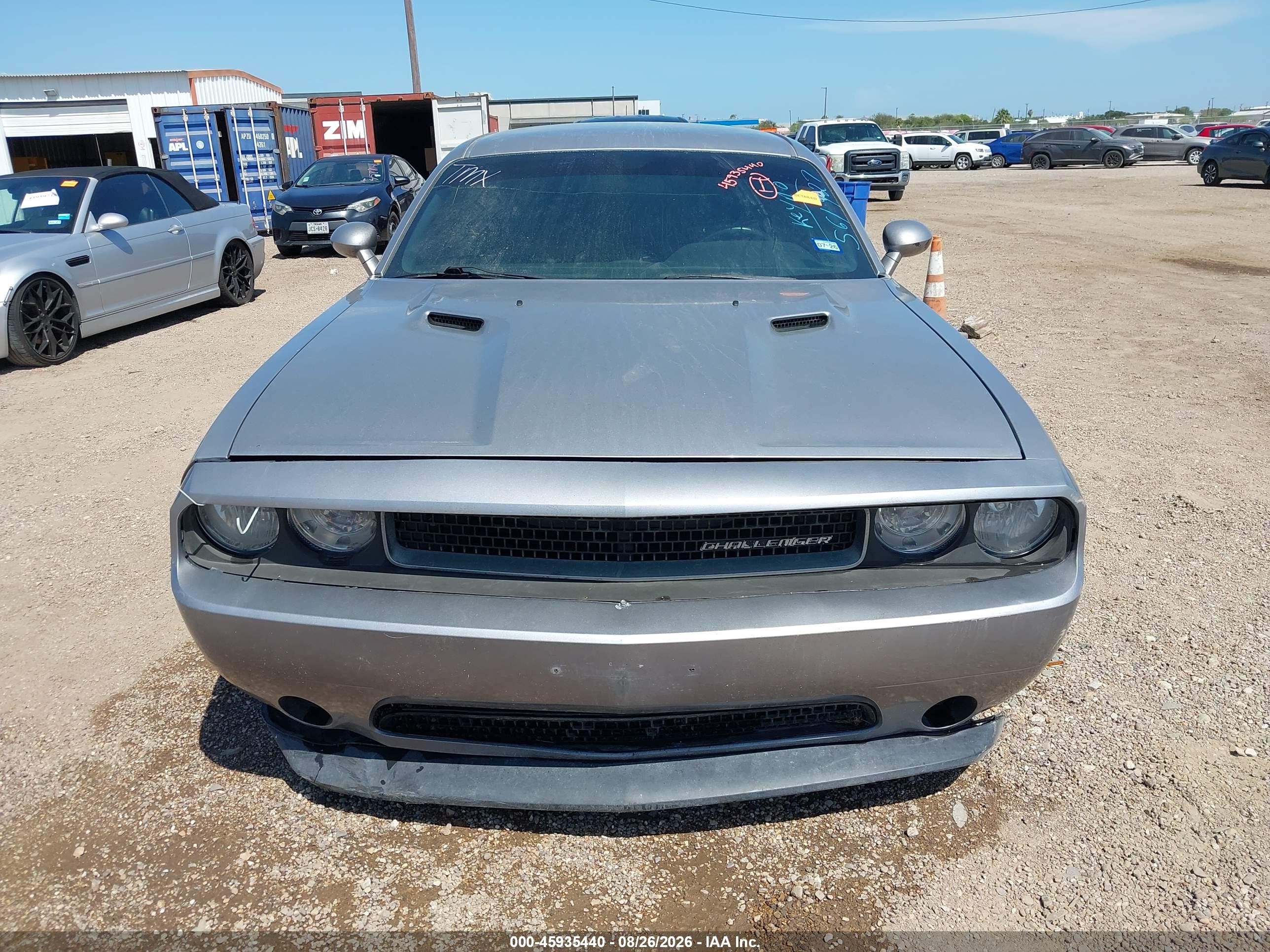2013 Dodge Challenger Sxt Gray vin: 2C3CDYAG7DH561927