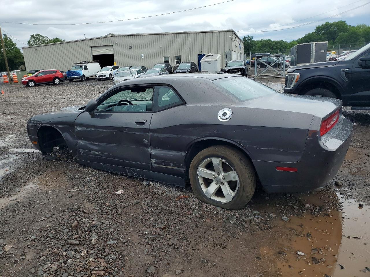 2013 Dodge Challenger Sxt Gray vin: 2C3CDYAG7DH566478