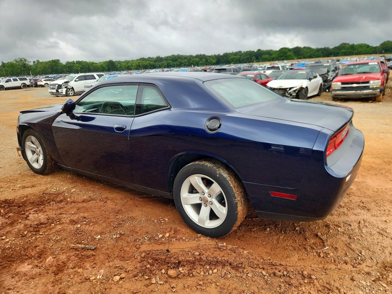 2013 Dodge Challenger Sxt Синий vin: 2C3CDYAG7DH607806