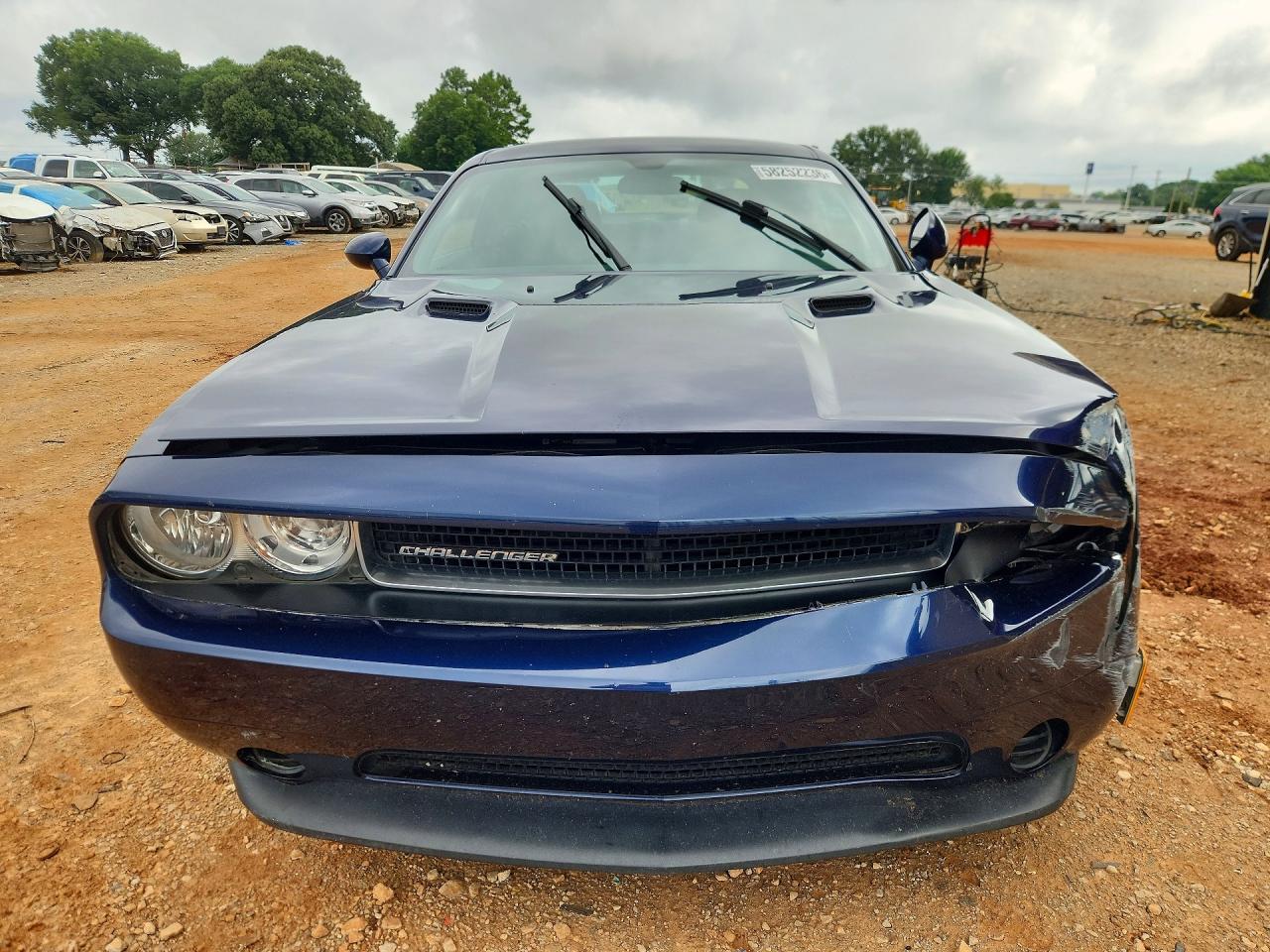 2013 Dodge Challenger Sxt Синий vin: 2C3CDYAG7DH607806