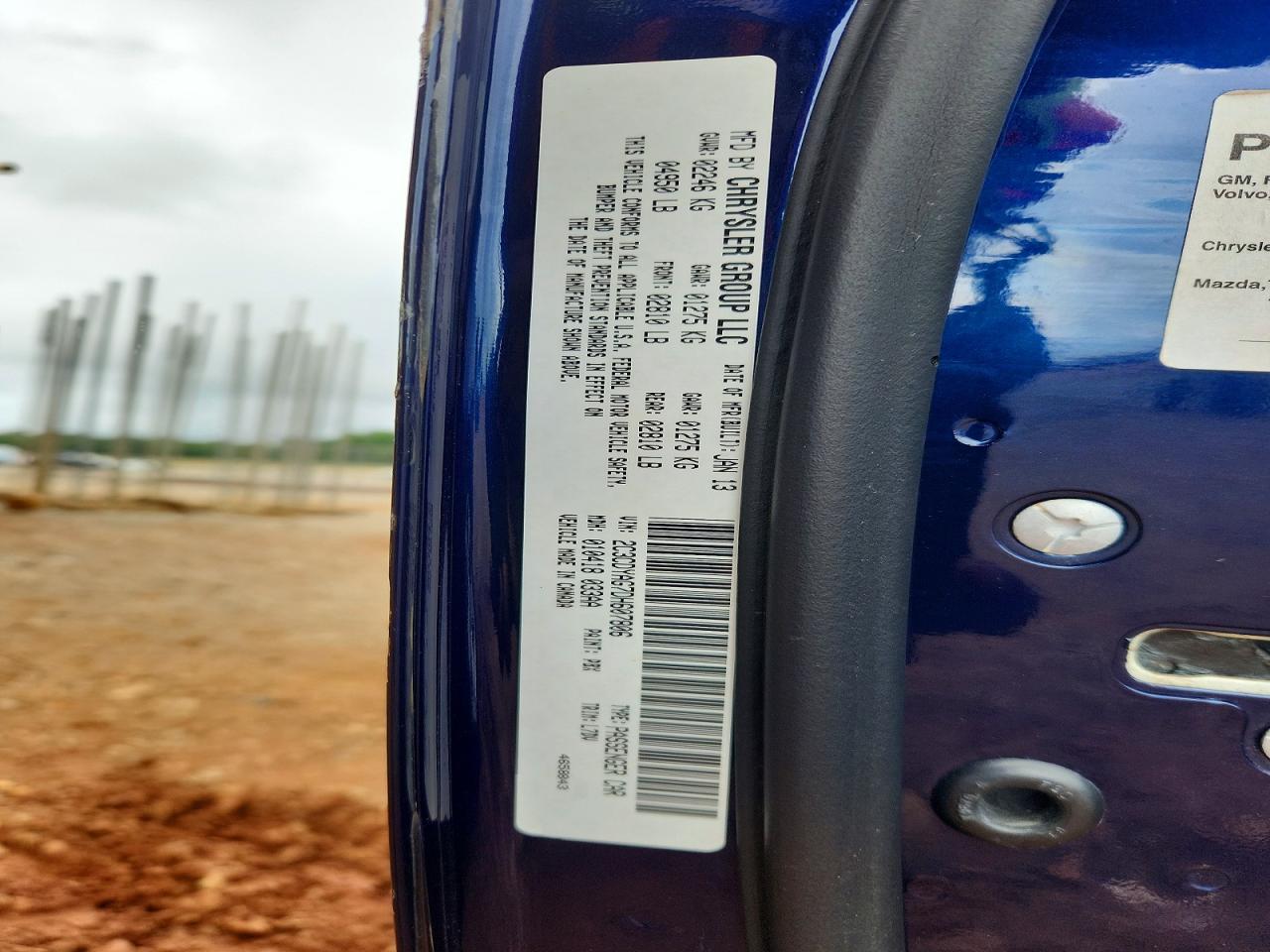 2013 Dodge Challenger Sxt Синий vin: 2C3CDYAG7DH607806